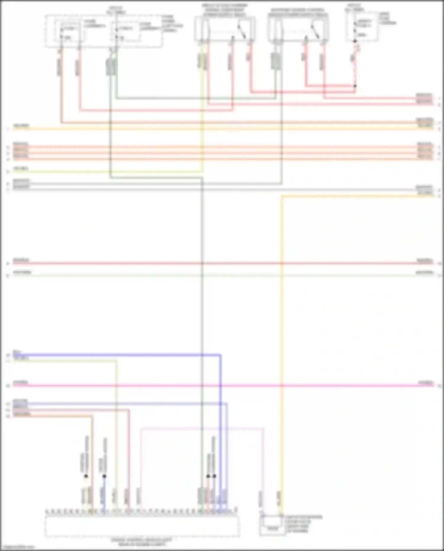 Q7 Audi 4M (2015-2020): Wiring diagram engine performance 2.0l turbo (4 of 10)