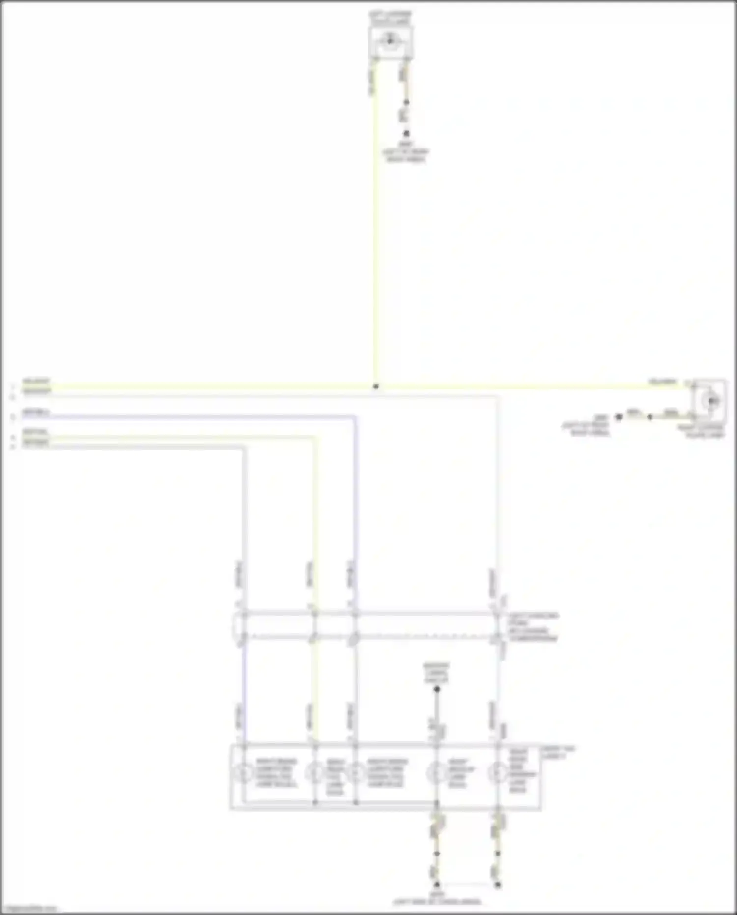 Q7 Audi 4M (2015-2020): Exterior lamps circuit (5 of 5)
