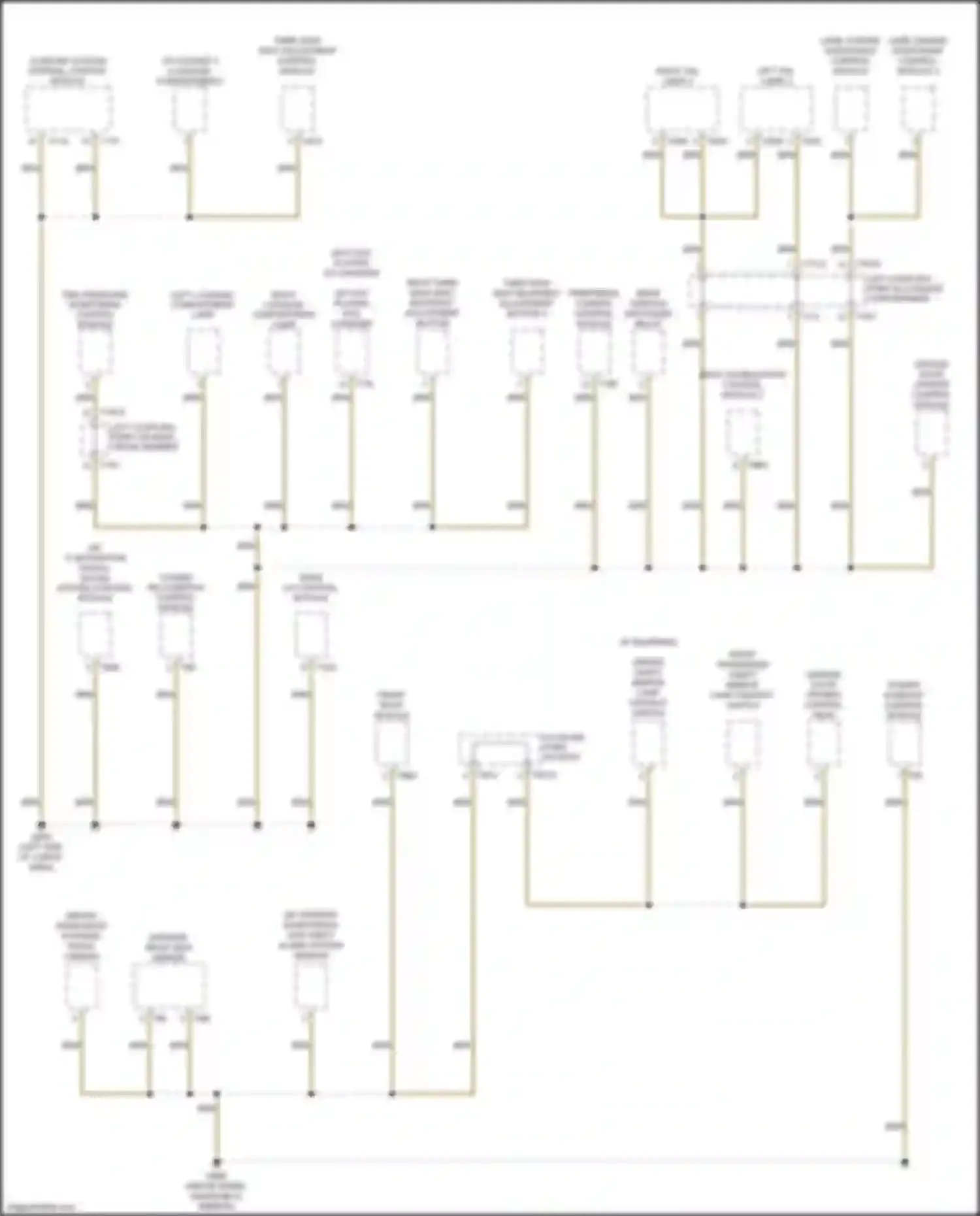 Q7 Audi 4M (2015-2020): Ground distribution circuit (1 of 10)