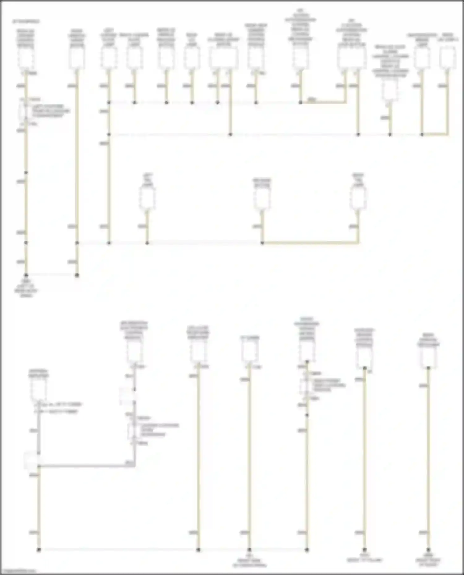 Q7 Audi 4M (2015-2020): Ground distribution circuit (2 of 10)