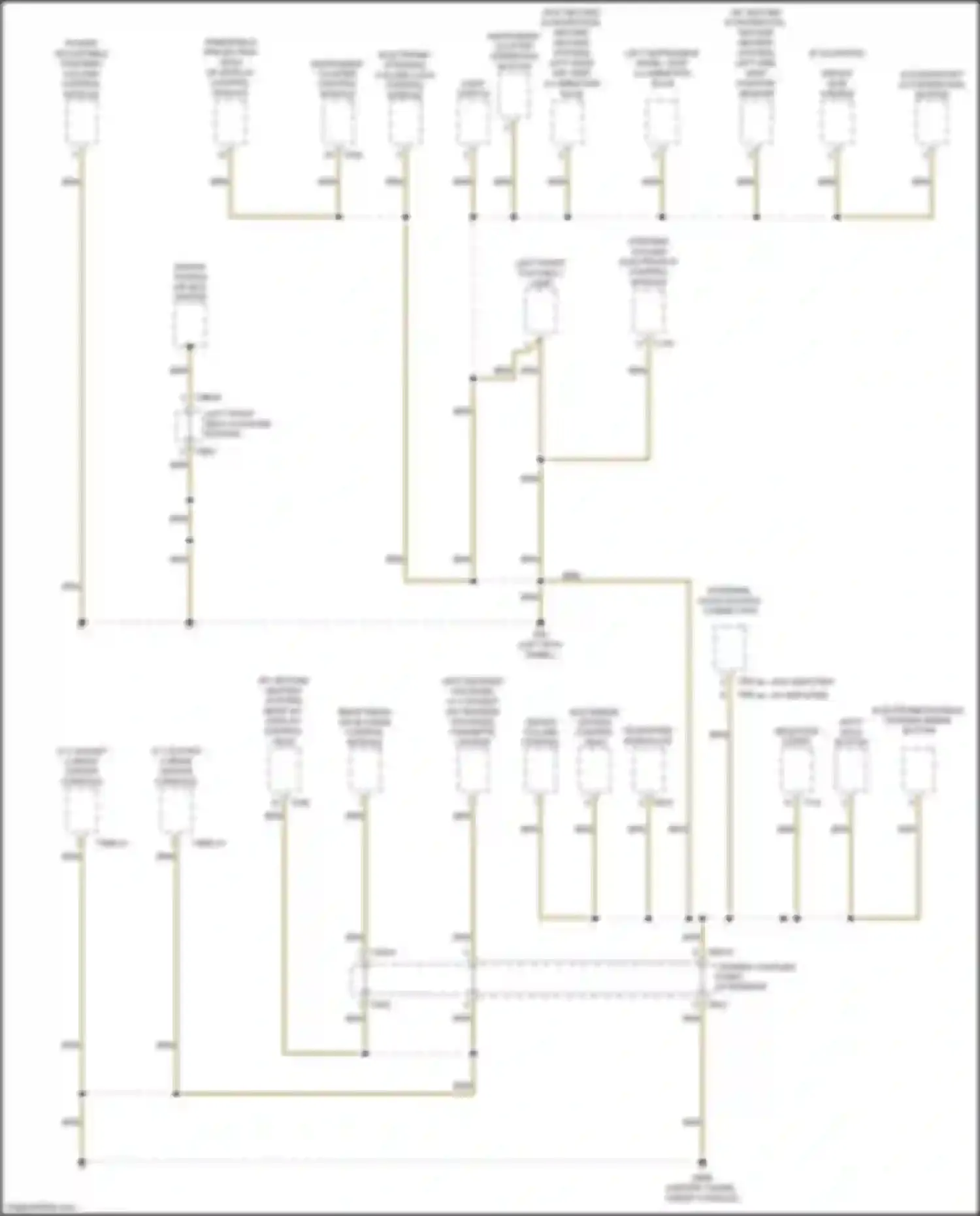 Q7 Audi 4M (2015-2020): Ground distribution circuit (7 of 10)