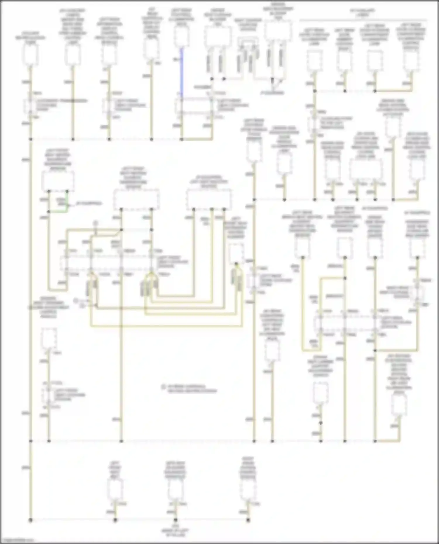 Q7 Audi 4M (2015-2020): Ground distribution circuit (8 of 10)