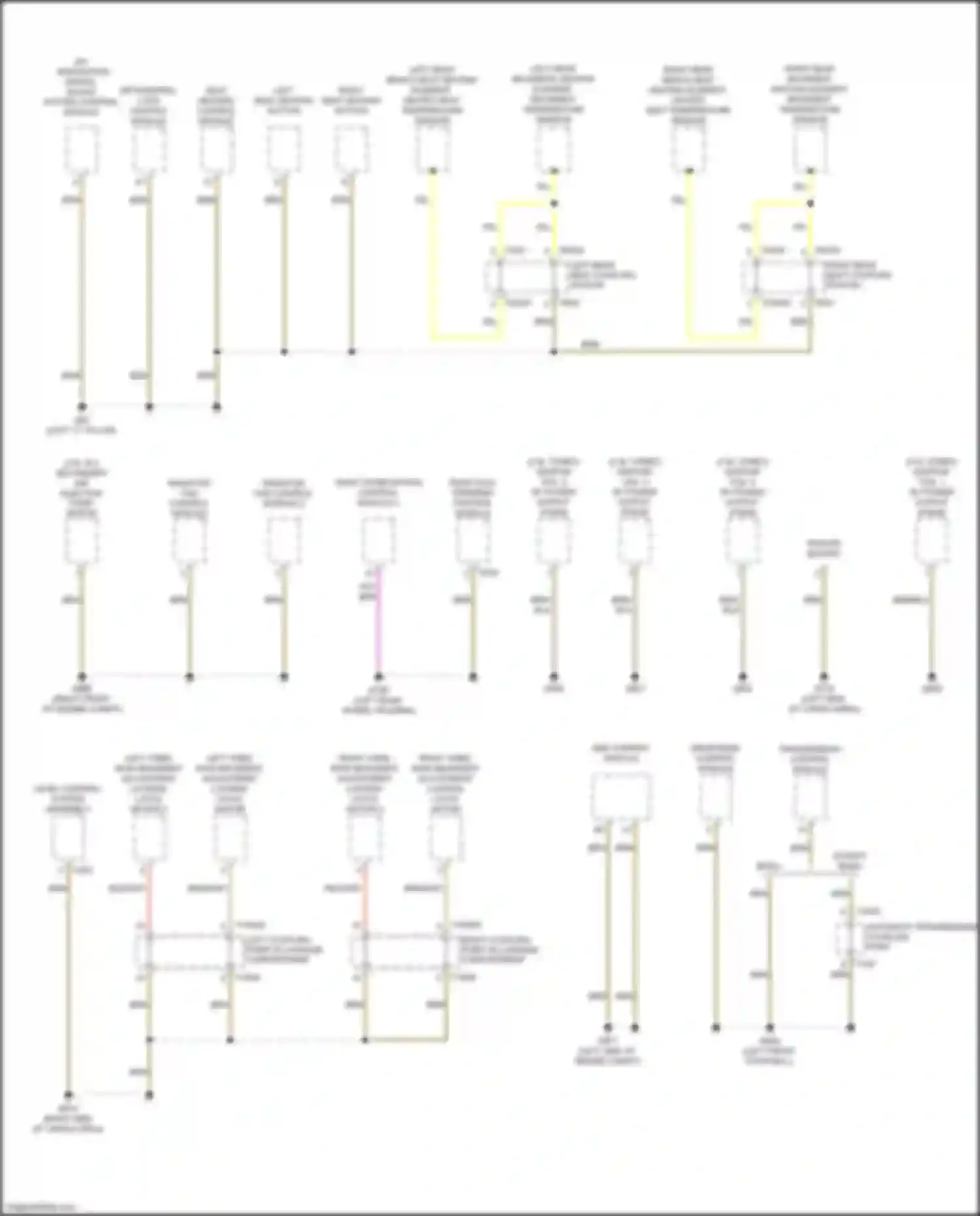 Q7 Audi 4M (2015-2020): Ground distribution circuit (9 of 10)