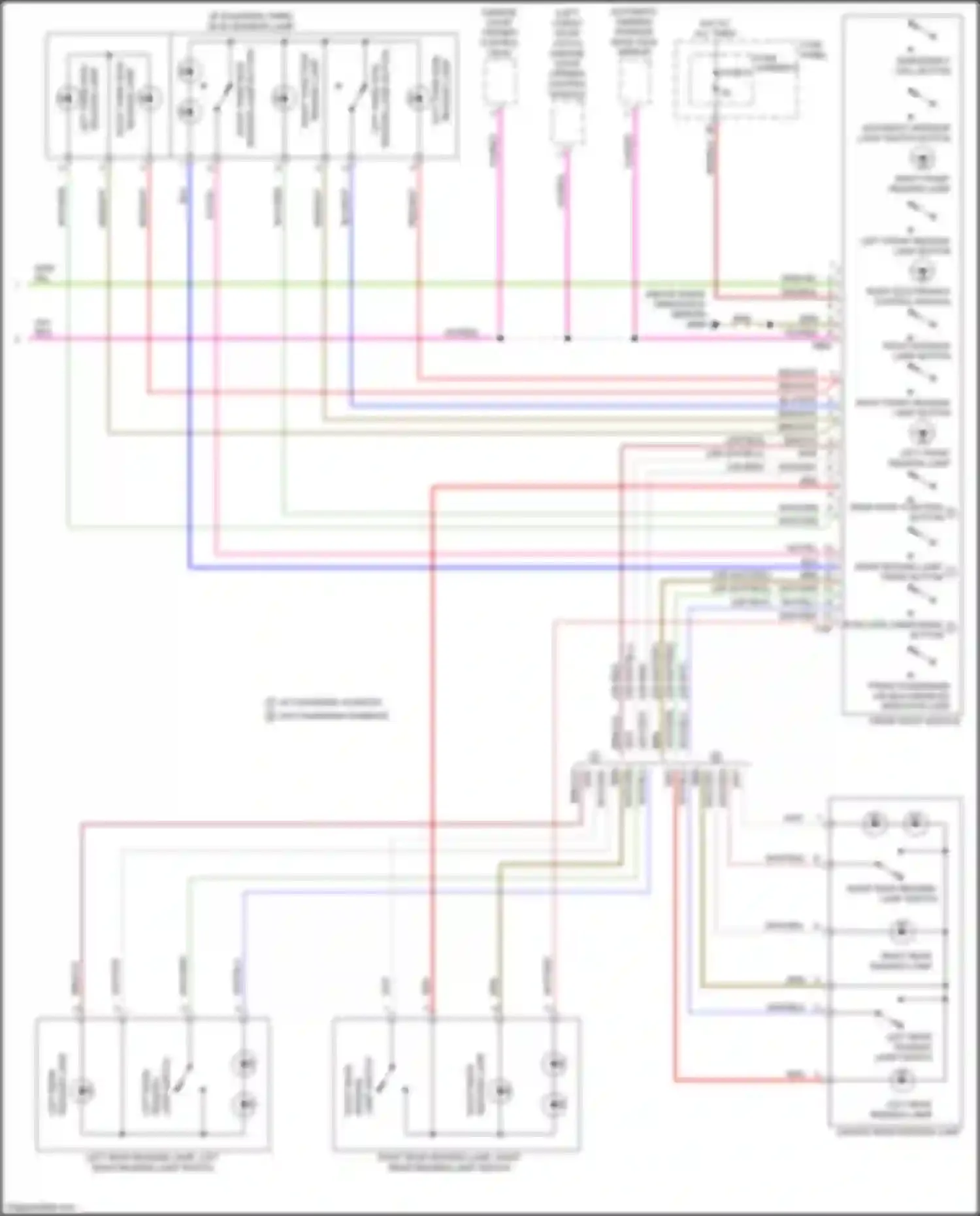 Q7 Audi 4M (2015-2020): Courtesy lamps circuit (6 of 6)