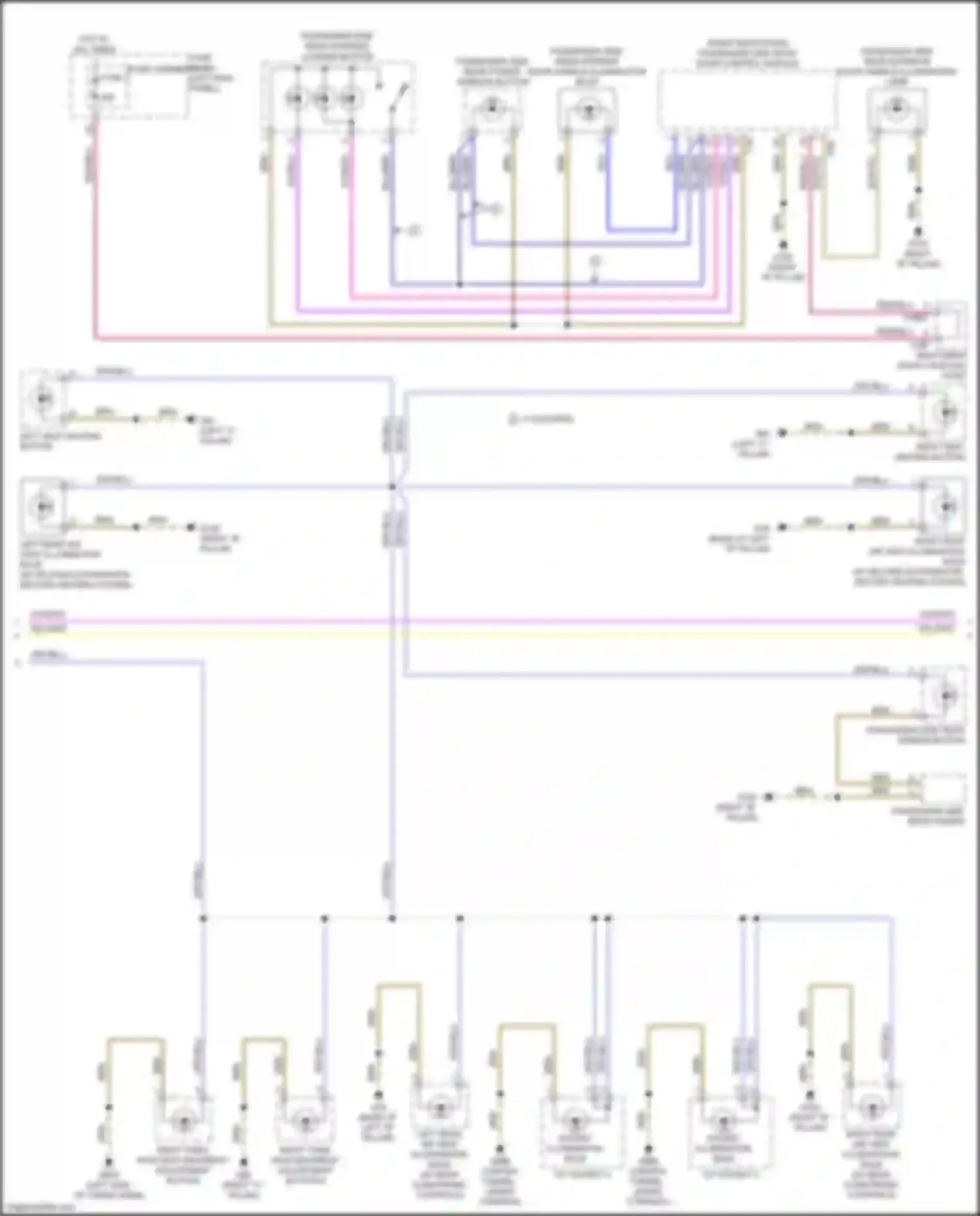 Q7 Audi 4M (2015-2020): Instrument illumination circuit (2 of 5)