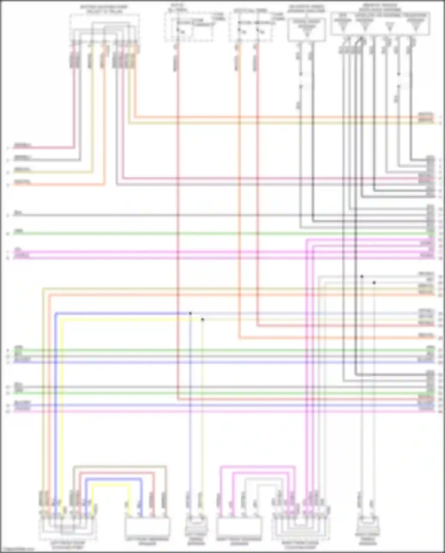 Q7 Audi 4M (2015-2020): Navigation circuit, w/ amplifier (3 of 5)