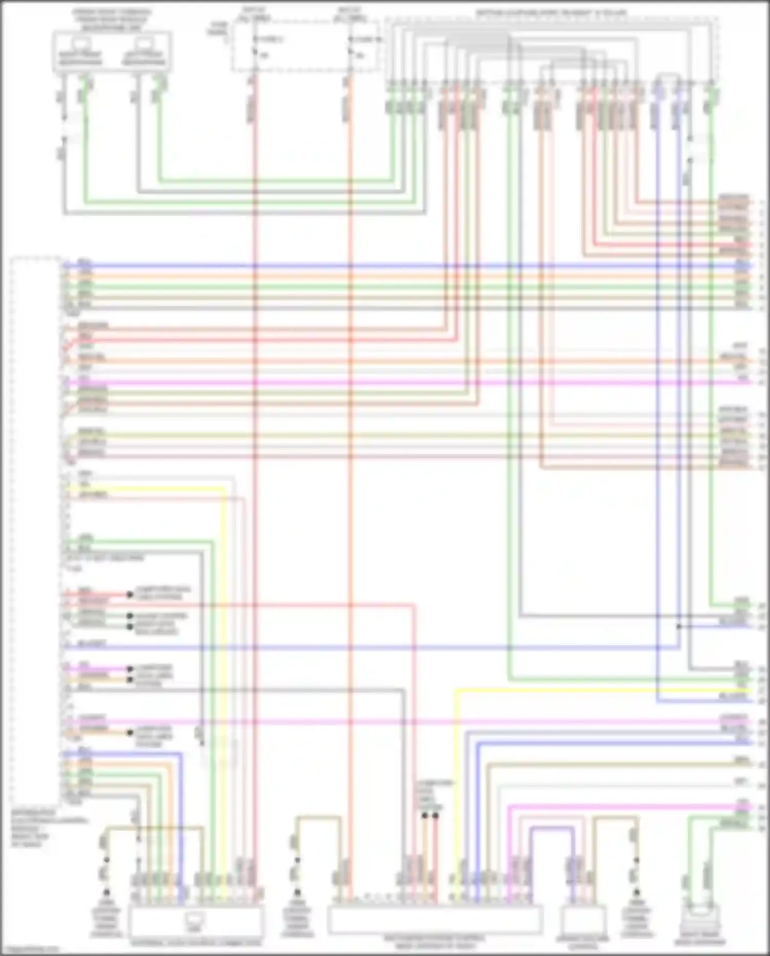 Q7 Audi 4M (2015-2020): Navigation circuit, w/o amplifier (1 of 4)