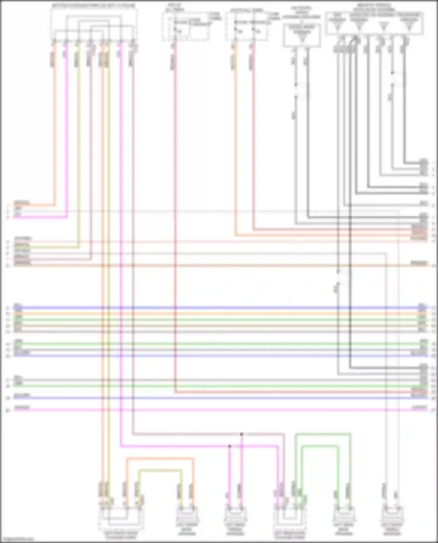 Q7 Audi 4M (2015-2020): Navigation circuit, w/o amplifier (3 of 4)