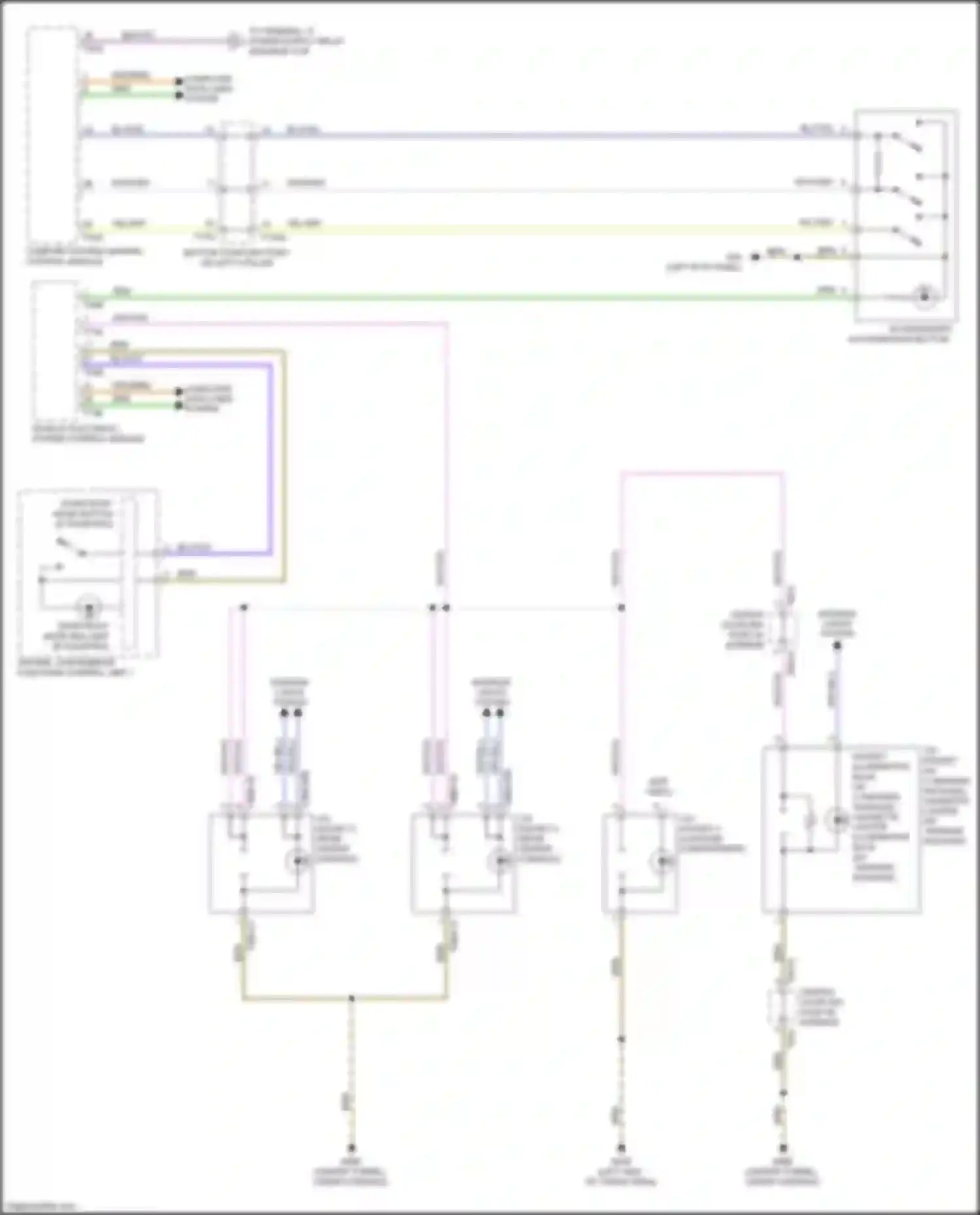 Q7 Audi 4M (2015-2020): Power distribution circuit (2 of 6)