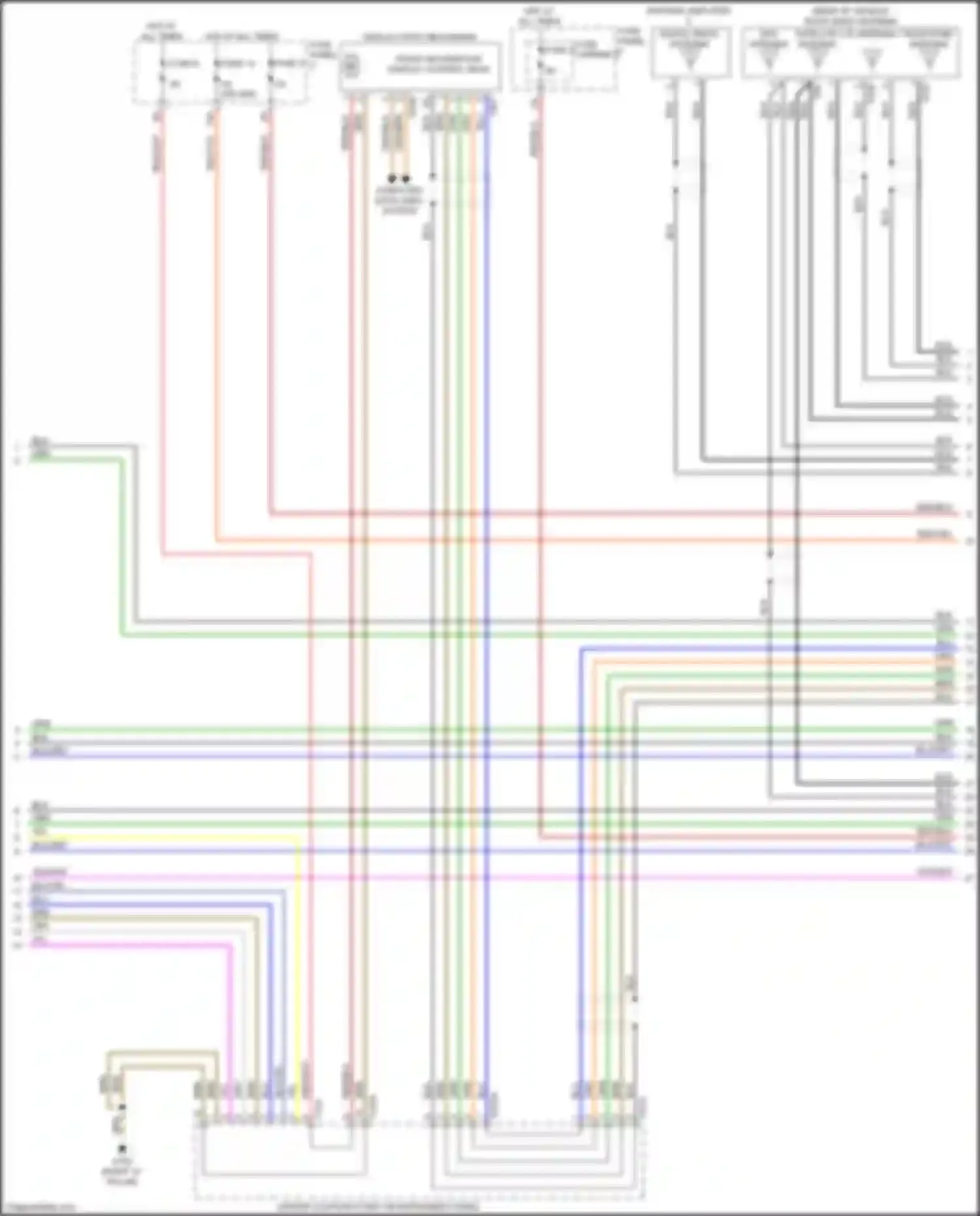 Q7 Audi 4M (2015-2020): Radio circuit, w/ bang & olufson sound (2 of 5)