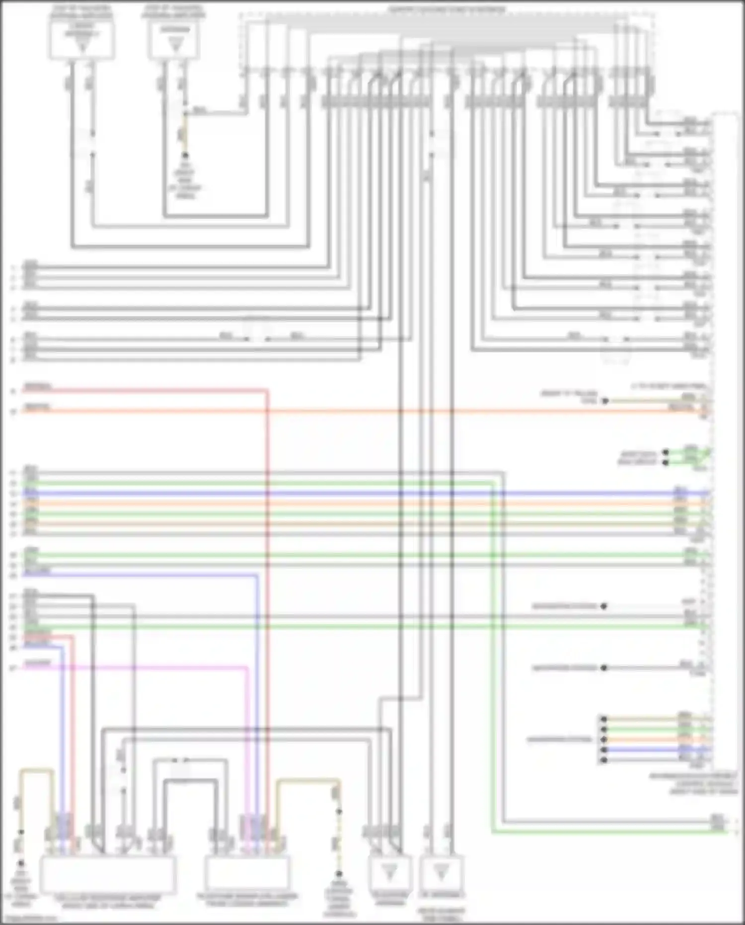 Q7 Audi 4M (2015-2020): Radio circuit, w/ bang & olufson sound (3 of 5)
