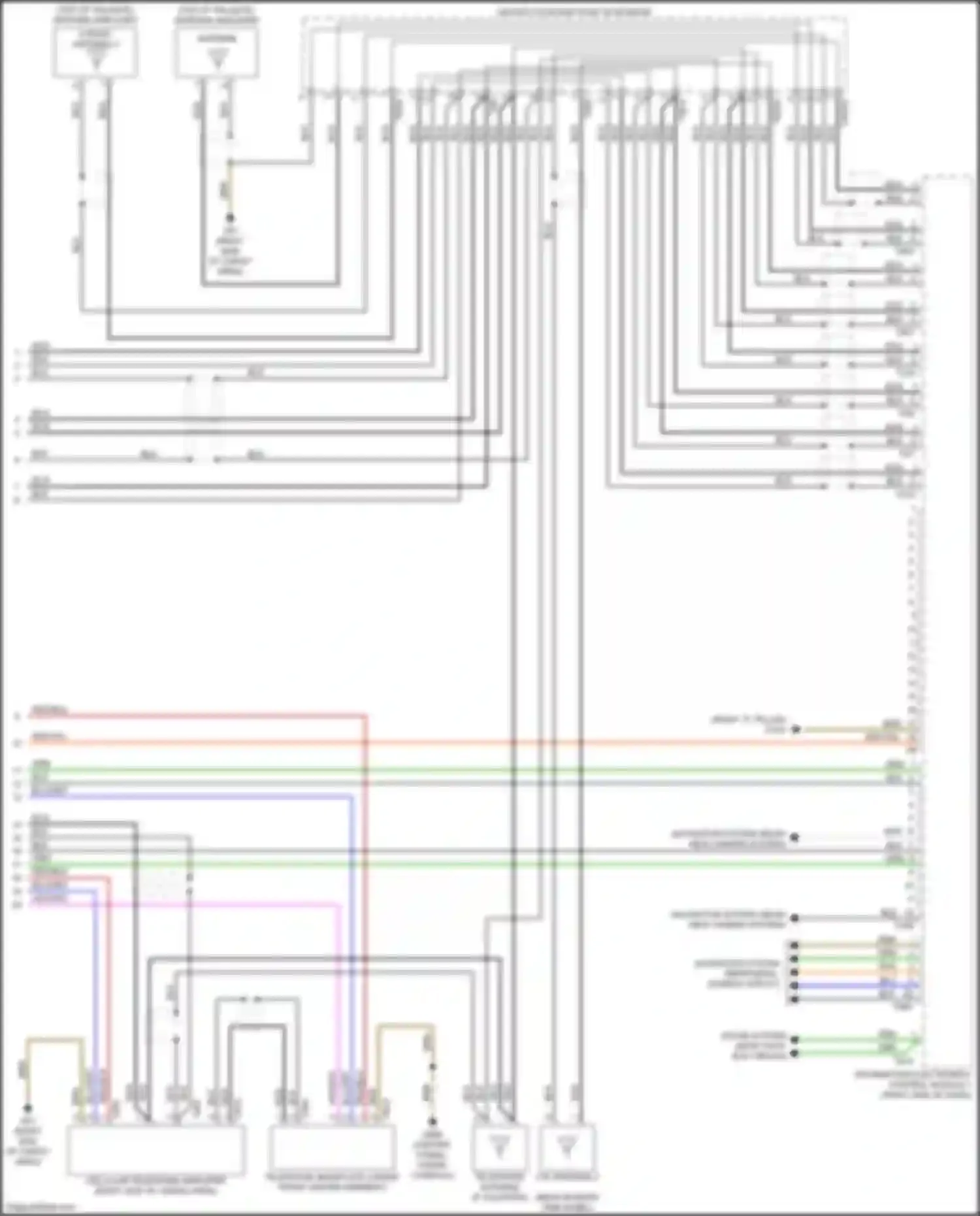 Q7 Audi 4M (2015-2020): Radio circuit, w/ navigation & amplifier (5 of 5)