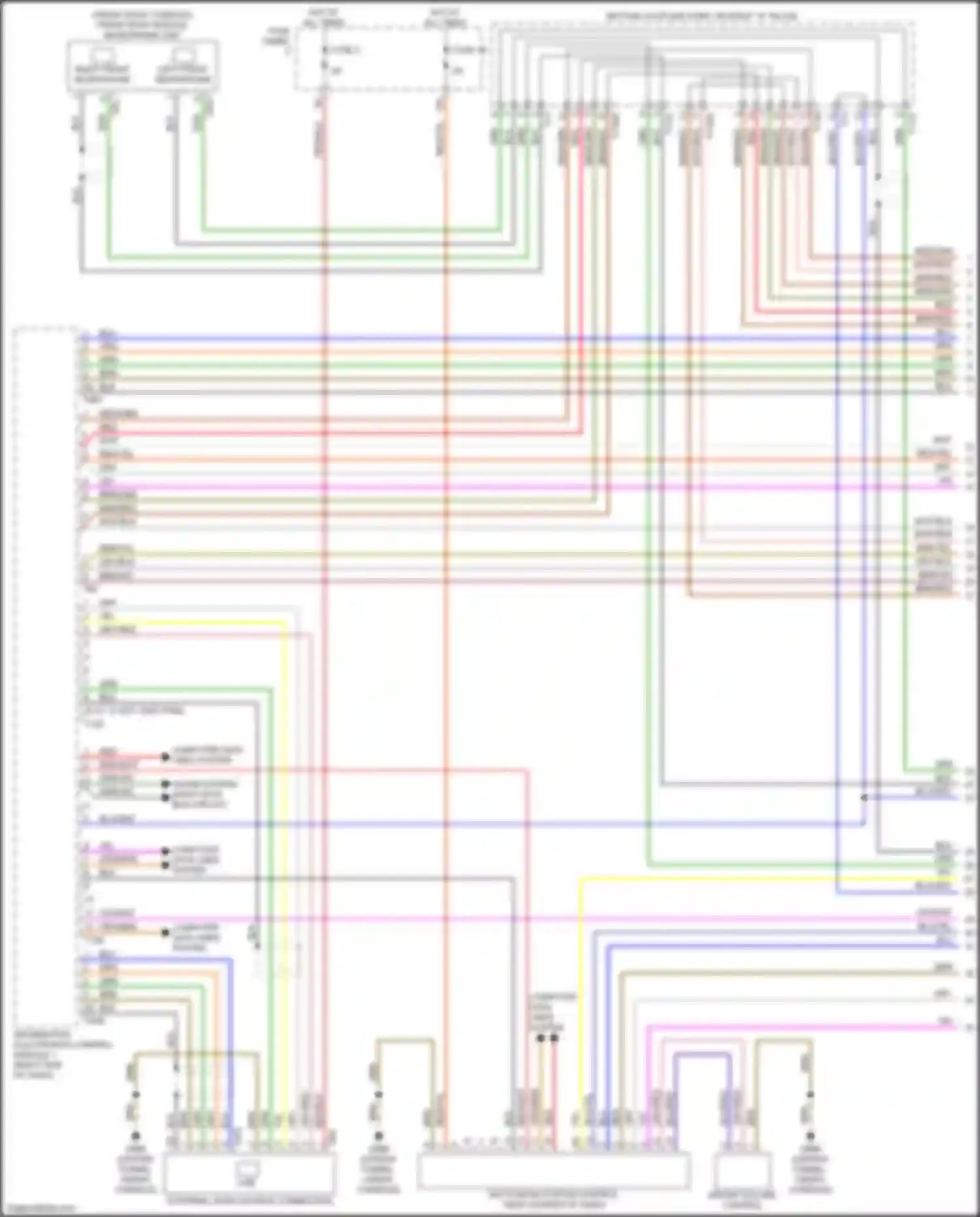 Q7 Audi 4M (2015-2020): Radio circuit, w/ navigation w/o amplifier (1 of 4)