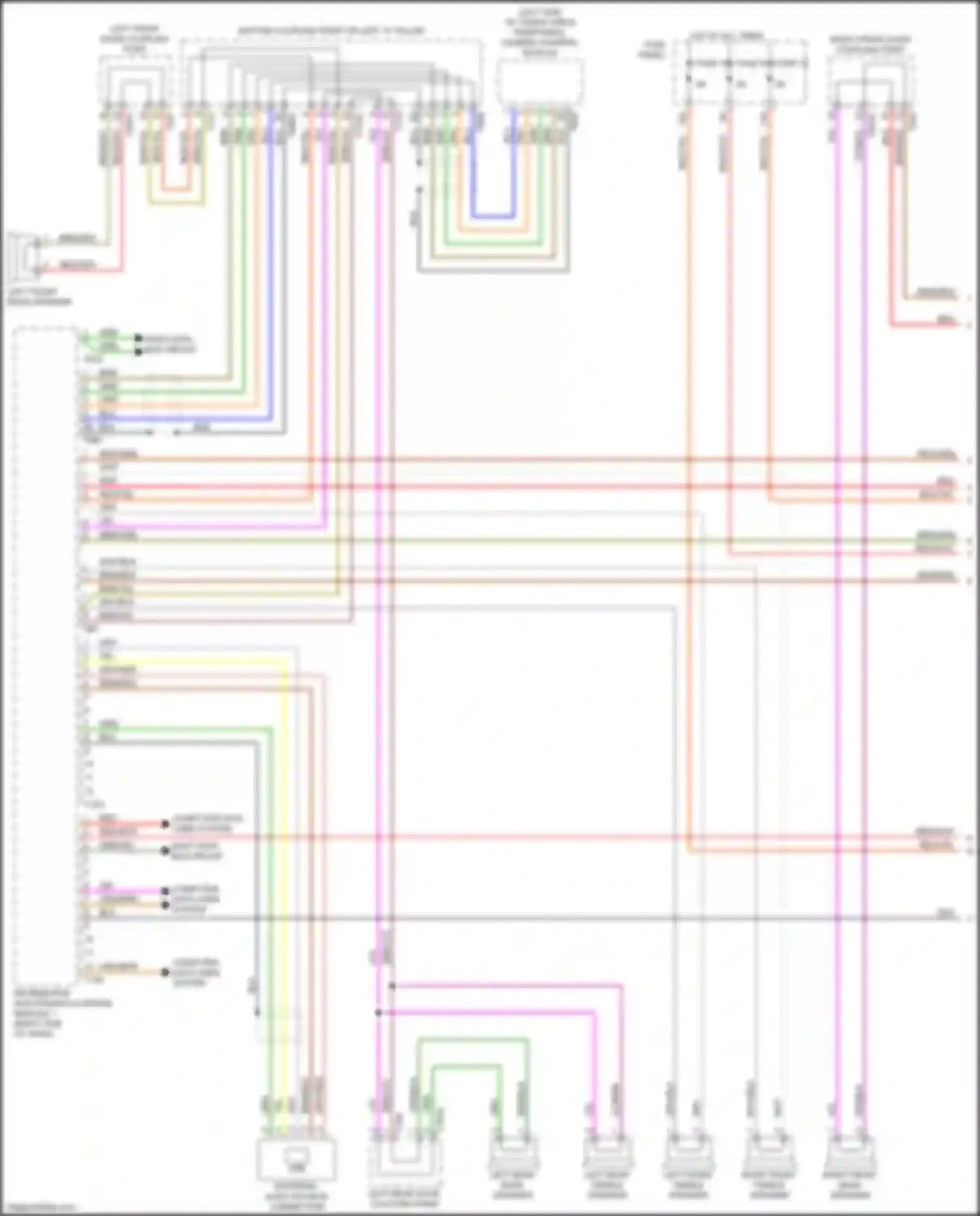 Q7 Audi 4M (2015-2020): Radio circuit, w/o navigation (1 of 3)
