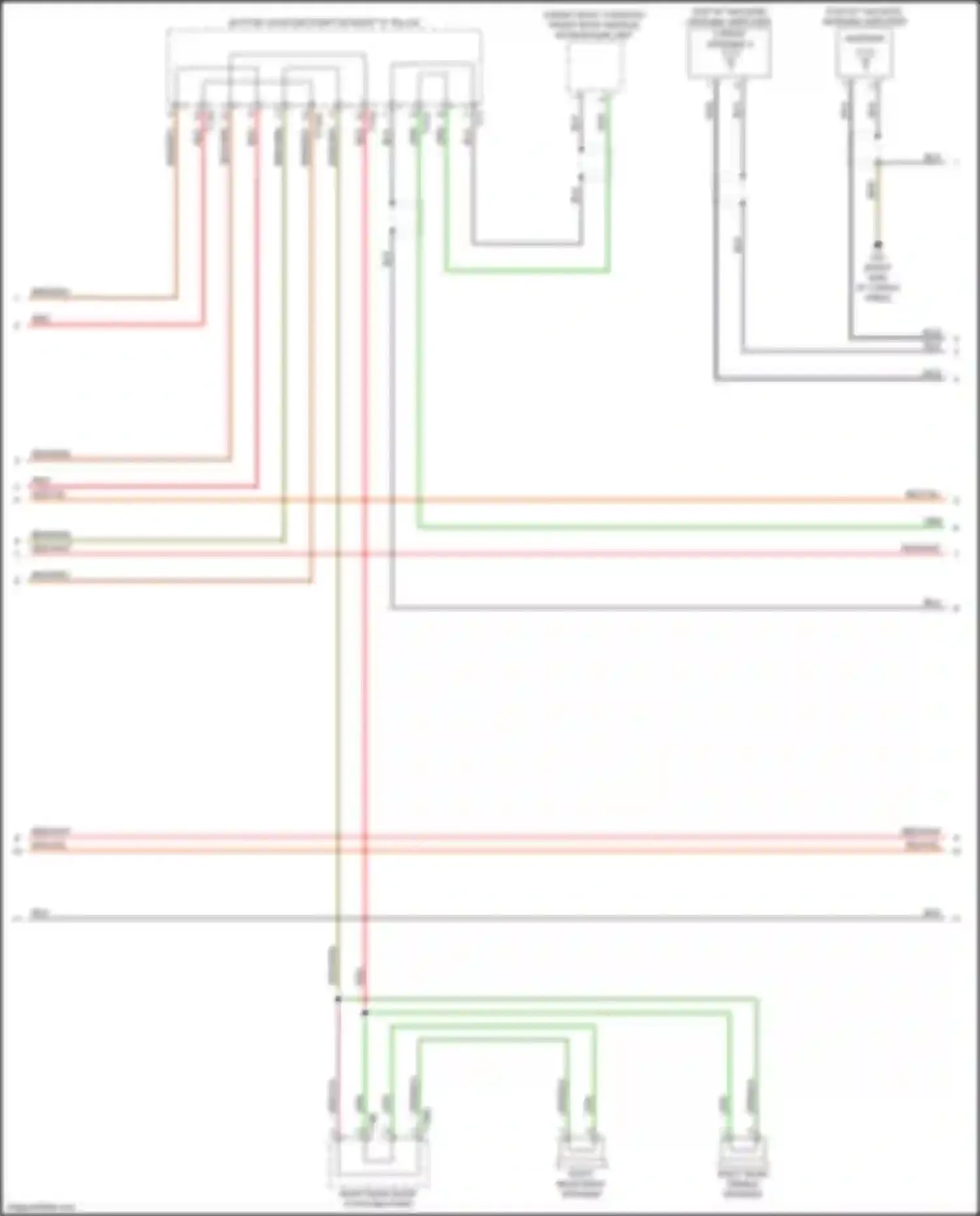 Q7 Audi 4M (2015-2020): Radio circuit, w/o navigation (2 of 3)