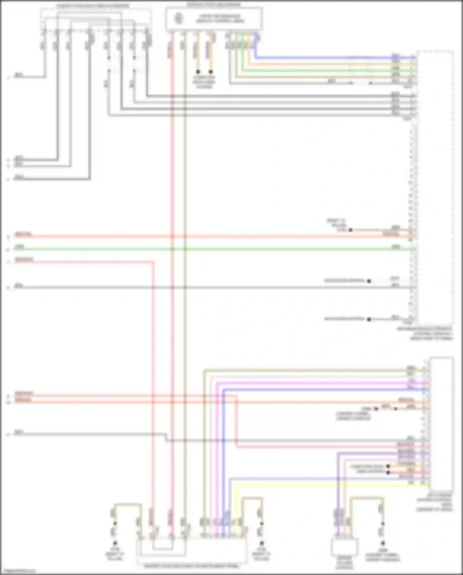 Q7 Audi 4M (2015-2020): Radio circuit, w/o navigation (3 of 3)
