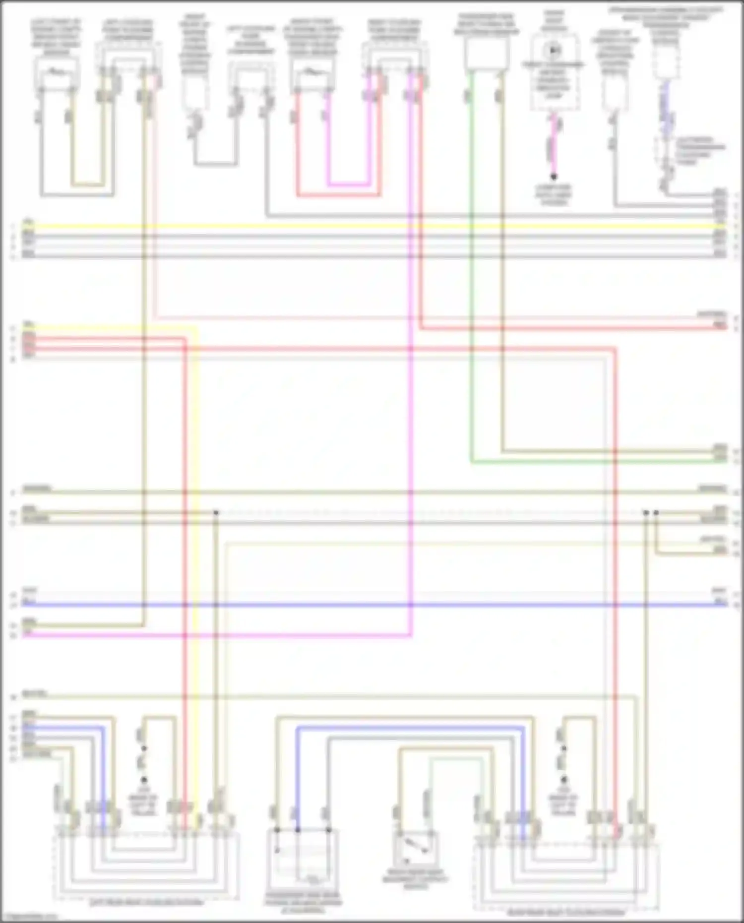Q7 Audi 4M (2015-2020): Supplemental restraints circuit (3 of 5)