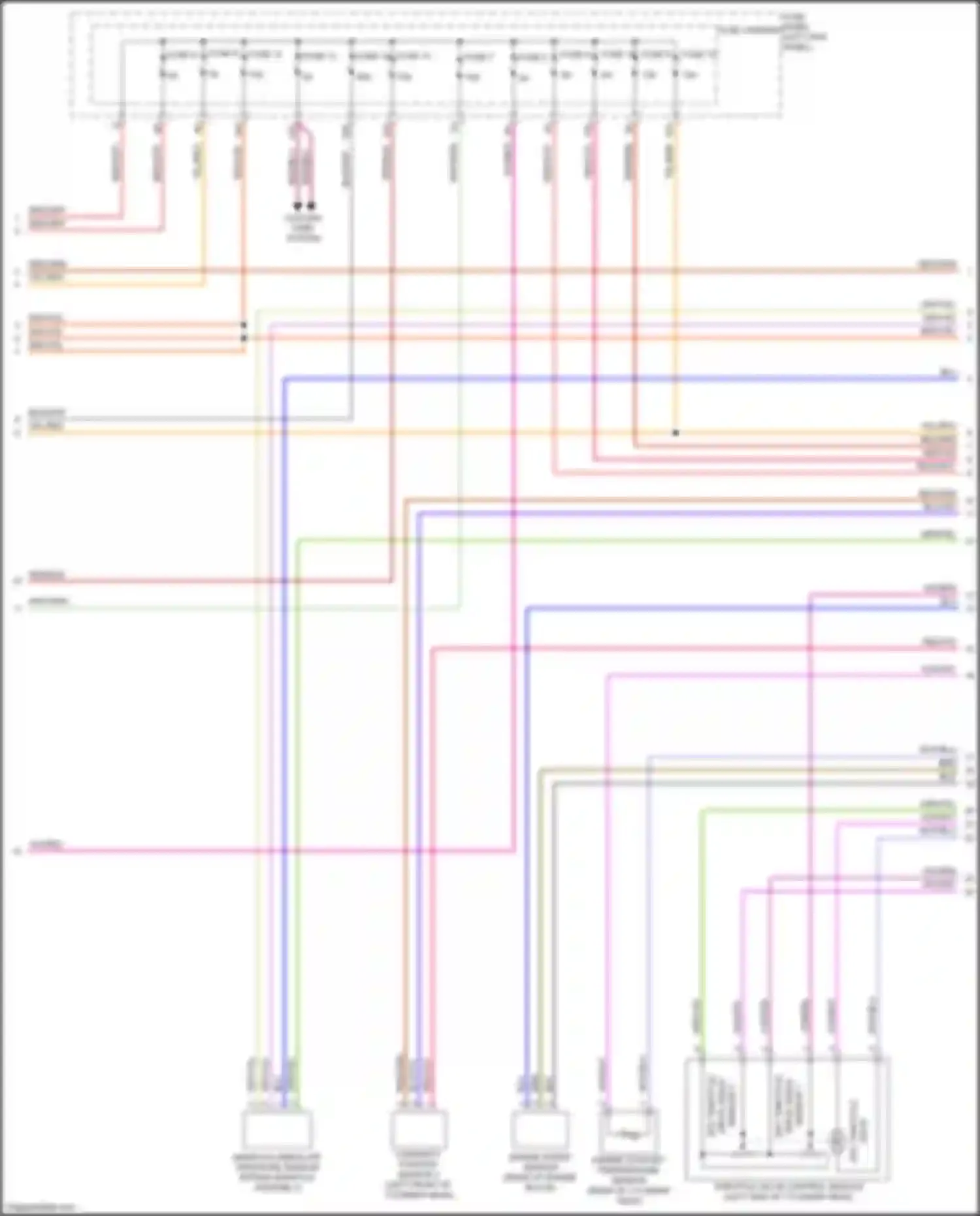 Wiring diagram blk/wht for Audi Q7 4M (2015-2020) (29 of 33)
