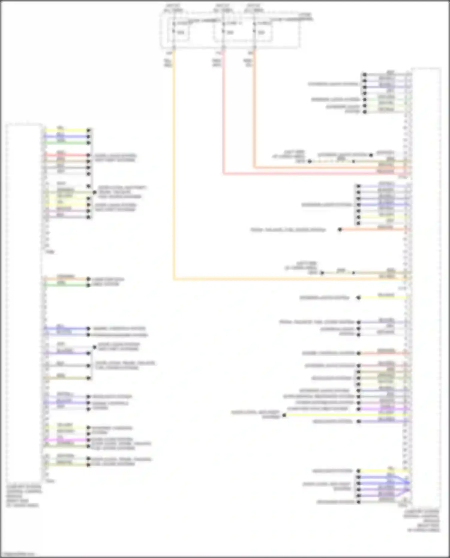 Wiring diagram blu/vio for Audi Q7 4M (2015-2020) (2 of 27)