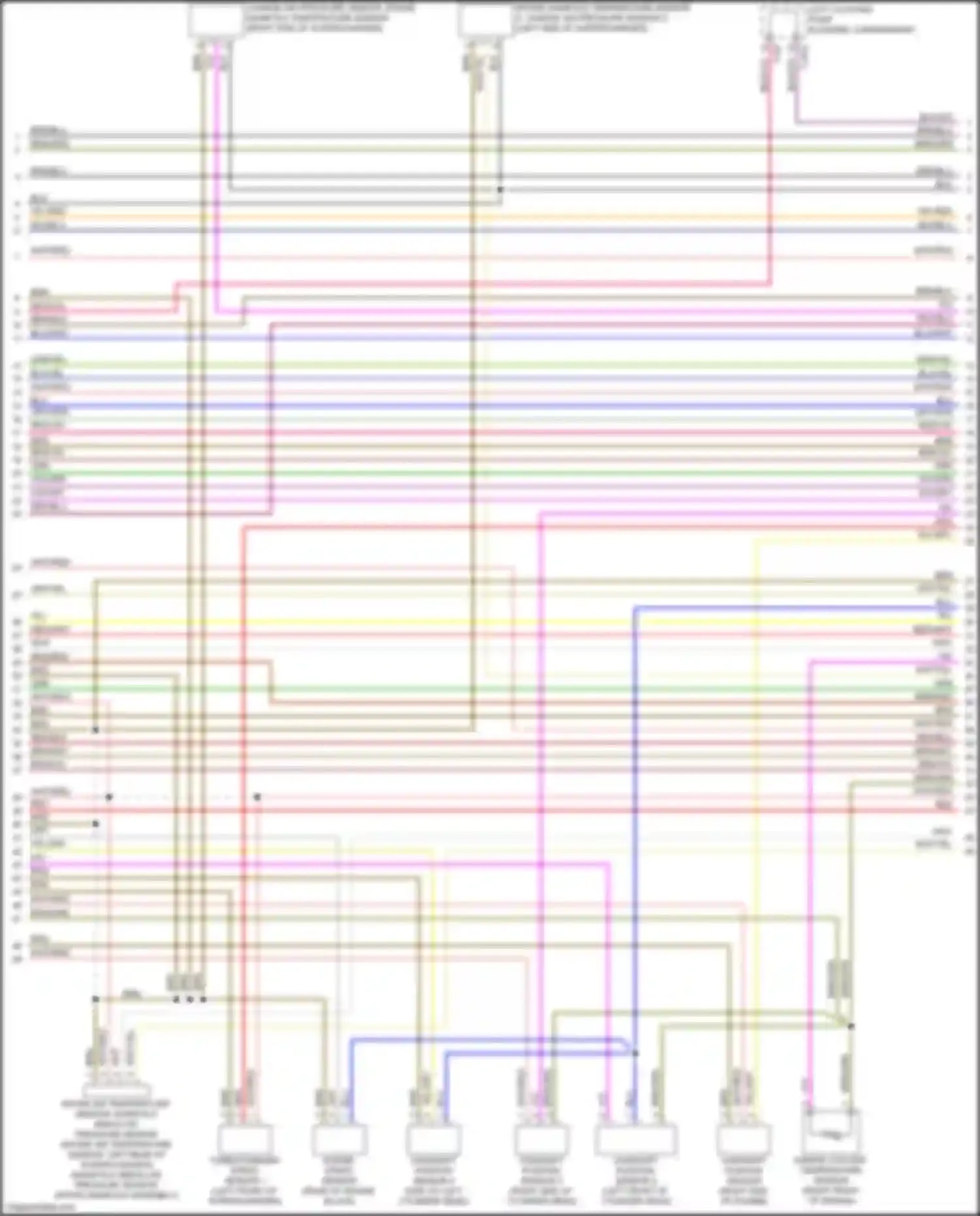 Wiring diagram camshaft position sensor 3 for Audi Q7 4M (2015-2020) (1 of 1)