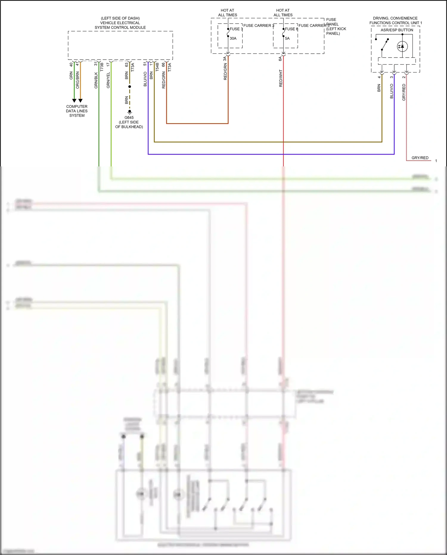 Audi Q7 4M (2015-2020) computer data lines system wiring diagram  (22 of 116)