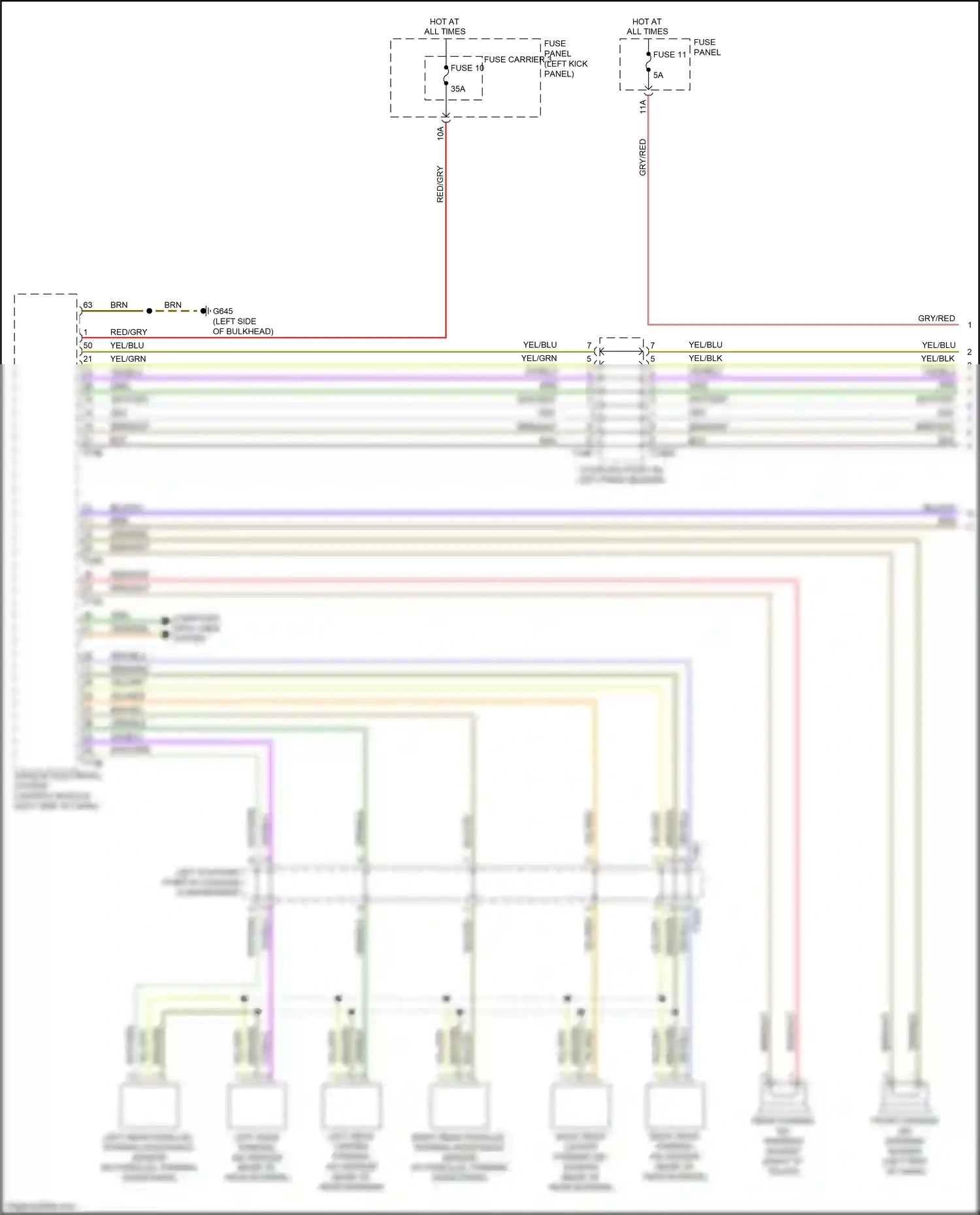 Audi Q7 4M (2015-2020) computer data lines system wiring diagram  (59 of 116)
