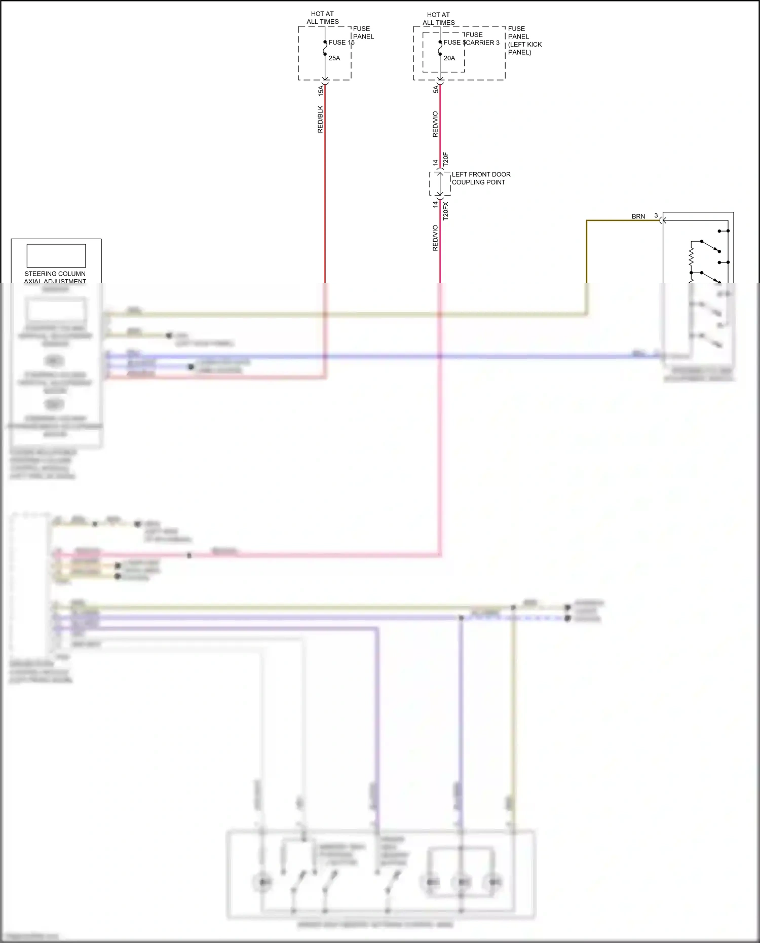 Audi Q7 4M (2015-2020) computer data lines system wiring diagram  (89 of 116)