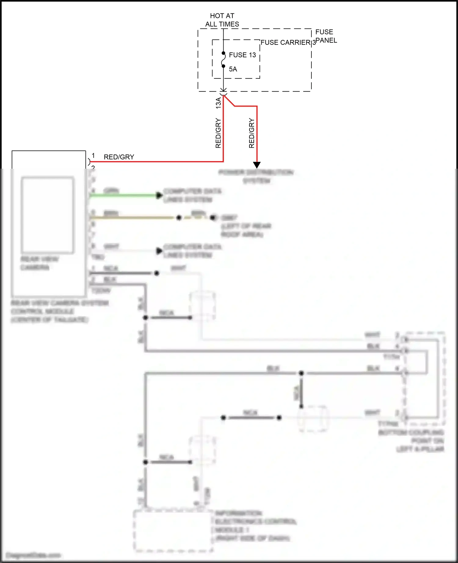 Audi Q7 4M (2015-2020) computer data lines system wiring diagram  (48 of 116)