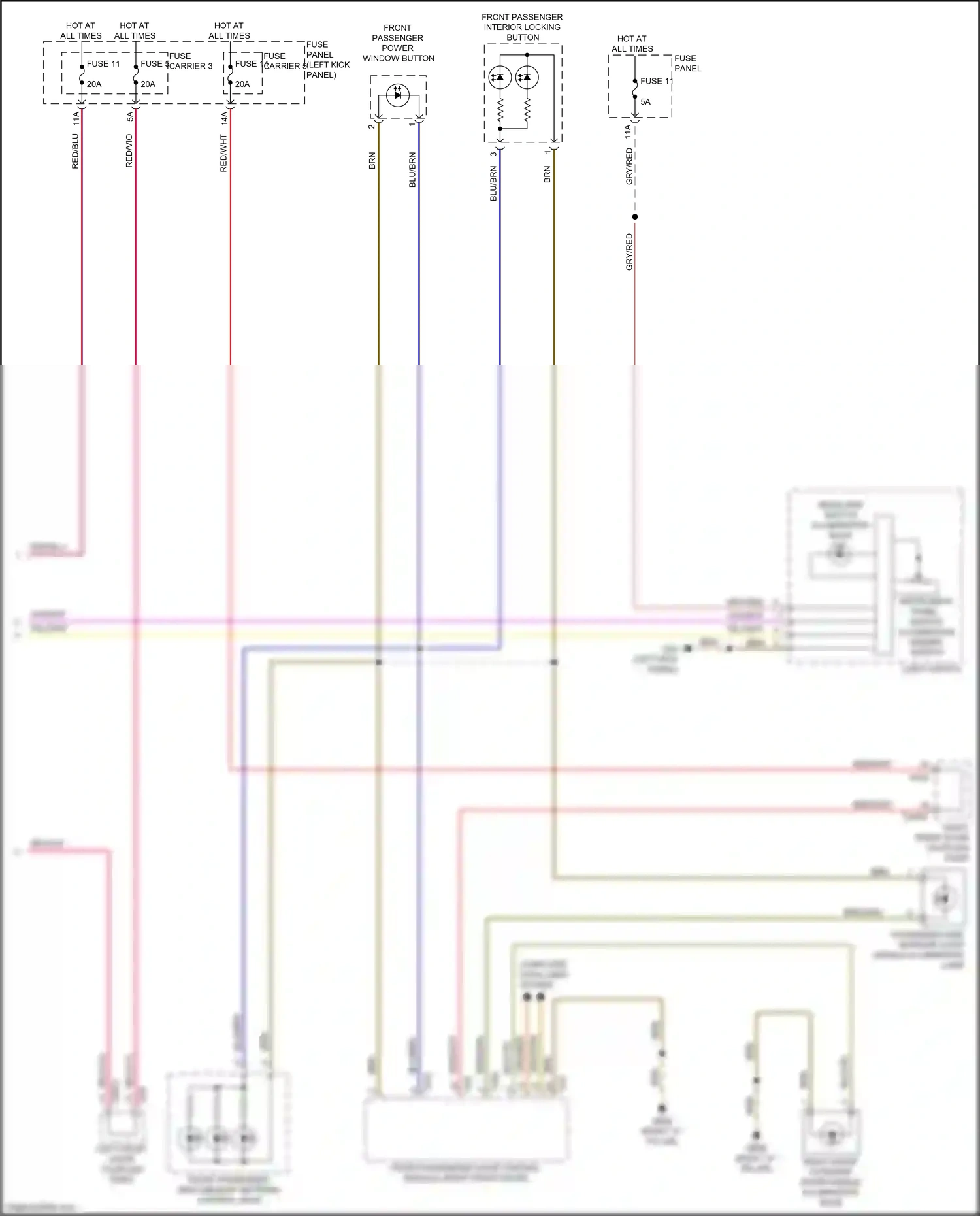 Audi Q7 4M (2015-2020) computer data lines system wiring diagram  (18 of 116)