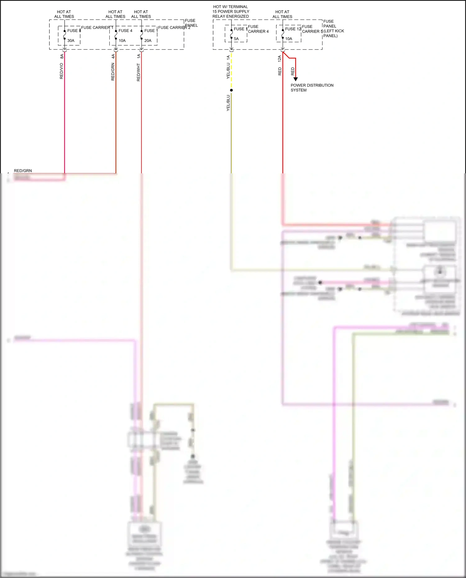 Audi Q7 4M (2015-2020) computer data lines system wiring diagram  (67 of 116)