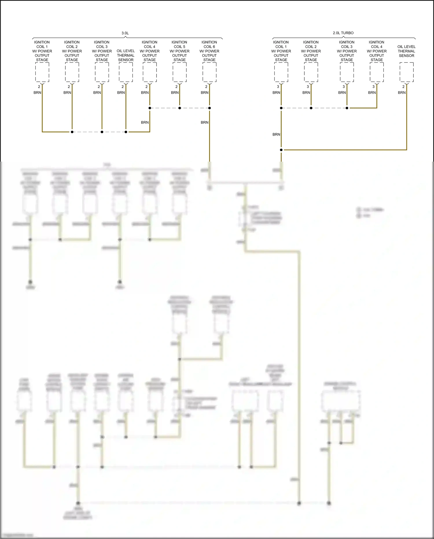 Audi Q7 4M (2015-2020) engine control module wiring diagram  (15 of 20)