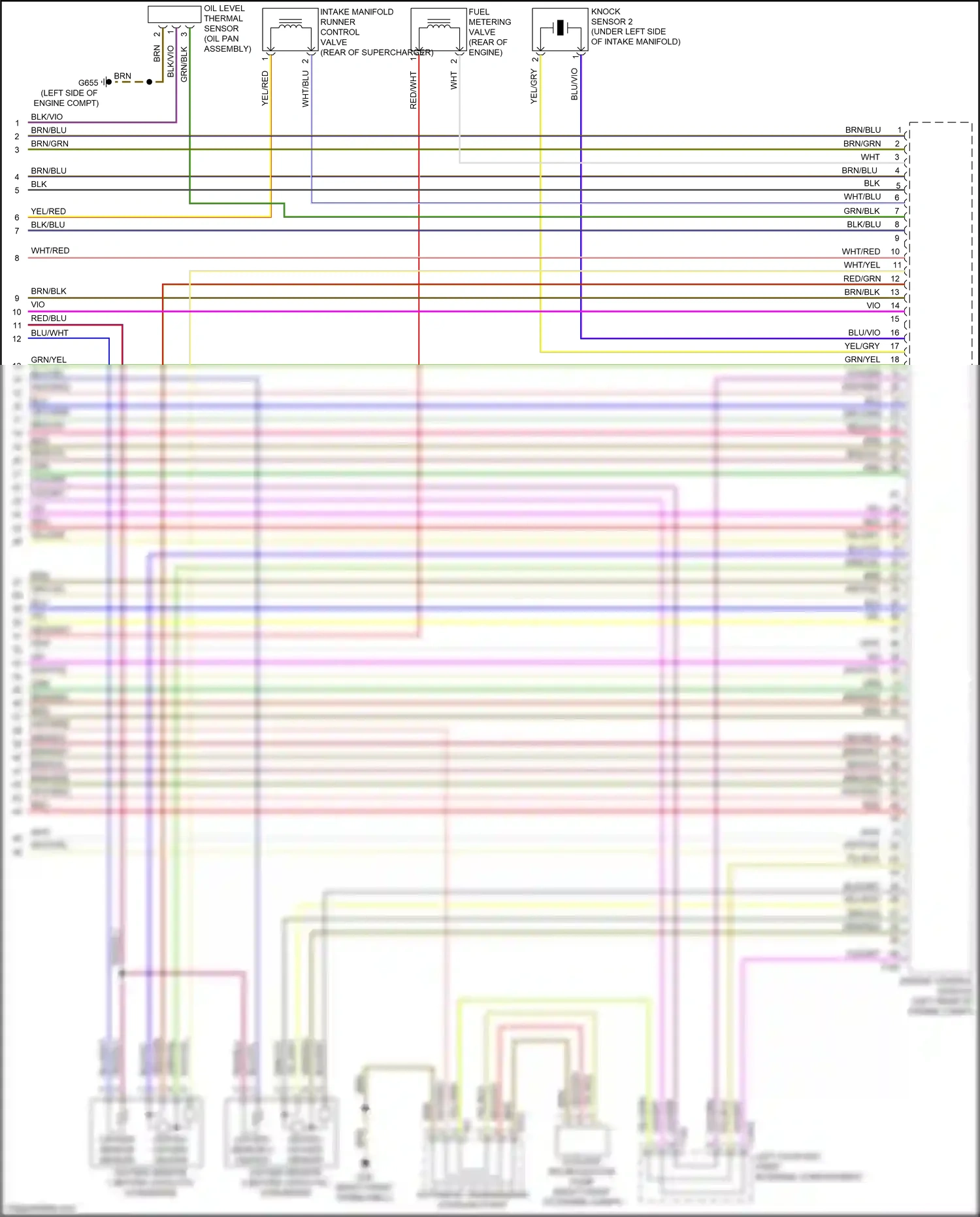 Audi Q7 4M (2015-2020) engine control module wiring diagram  (19 of 20)