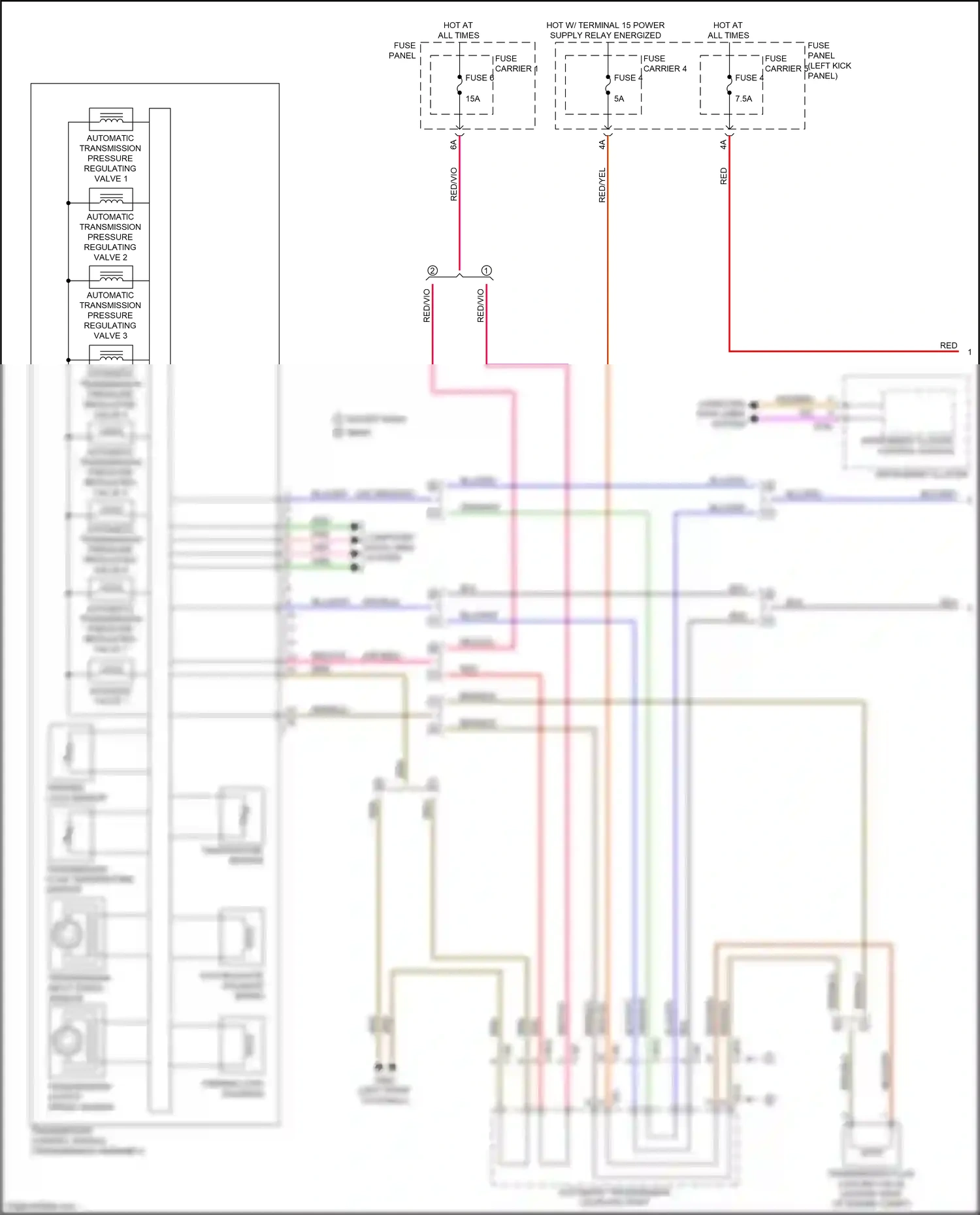 Audi Q7 4M (2015-2020) except basic basic wiring diagram  (1 of 2)