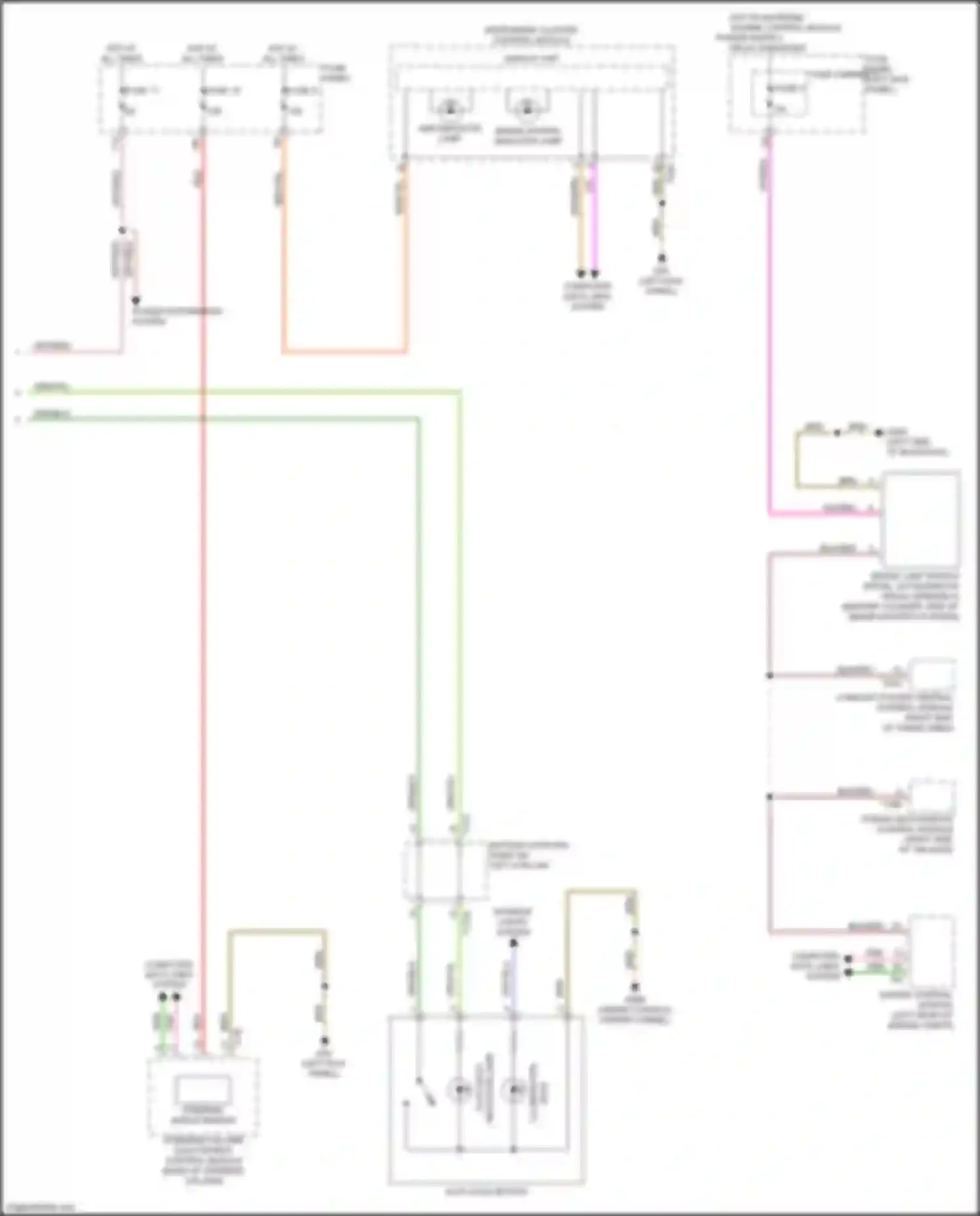 Wiring diagram grn/yel for Audi Q7 4M (2015-2020) (12 of 31)