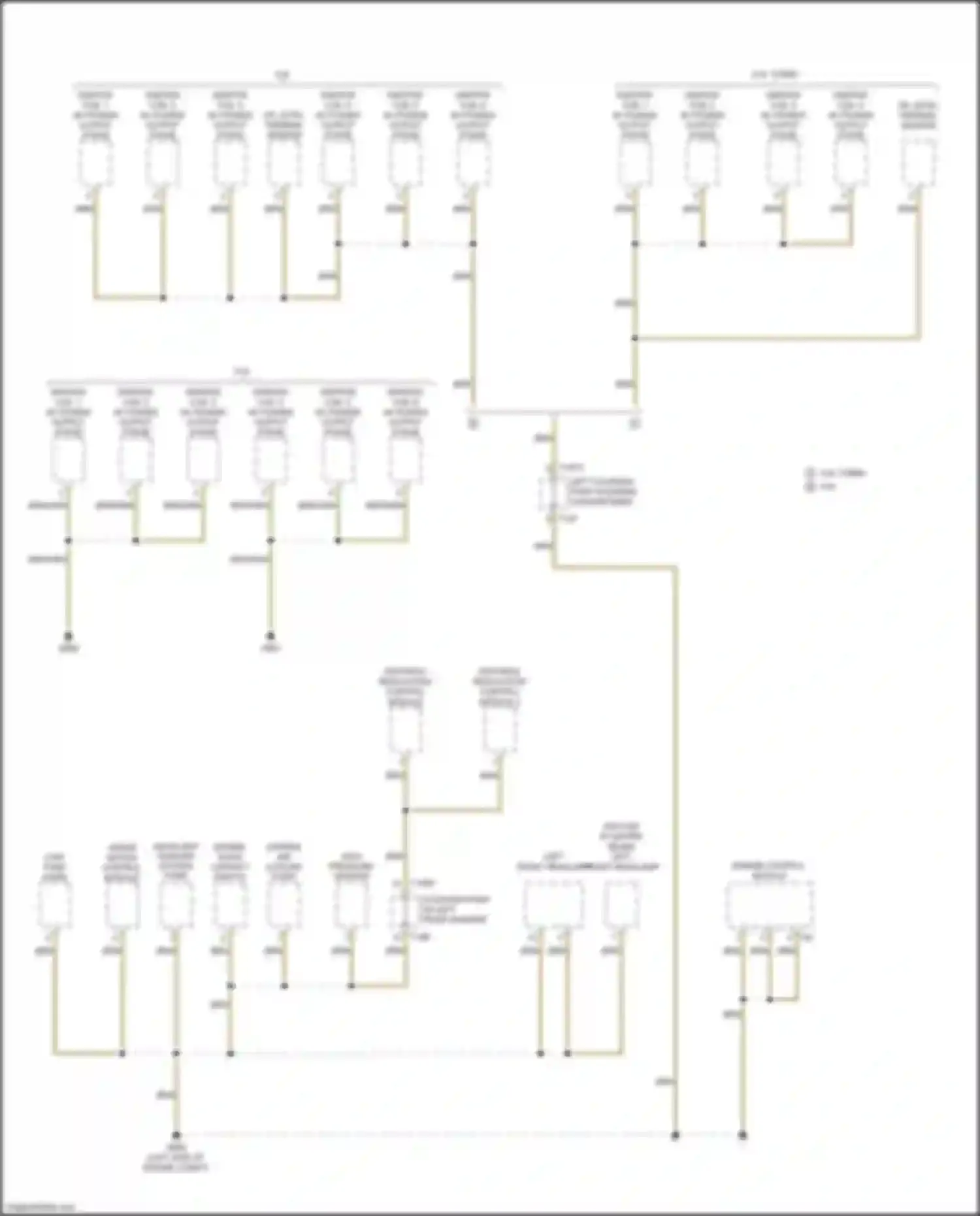 Wiring diagram headlamp washer system pump for Audi Q7 4M (2015-2020) (1 of 2)