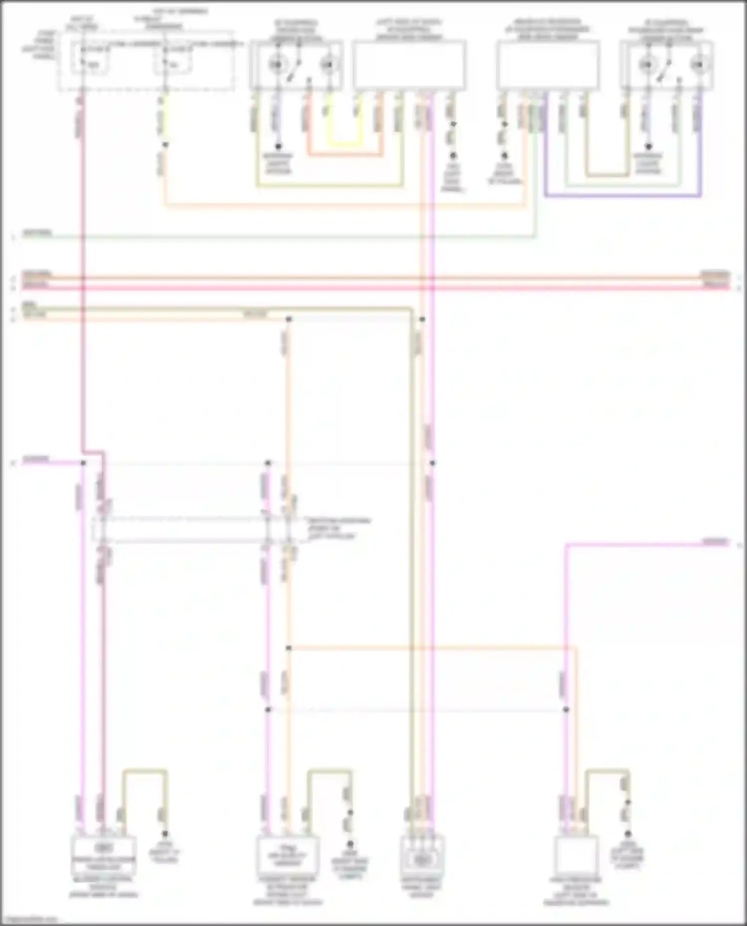 Wiring diagram red/vio for Audi Q7 4M (2015-2020) (23 of 59)