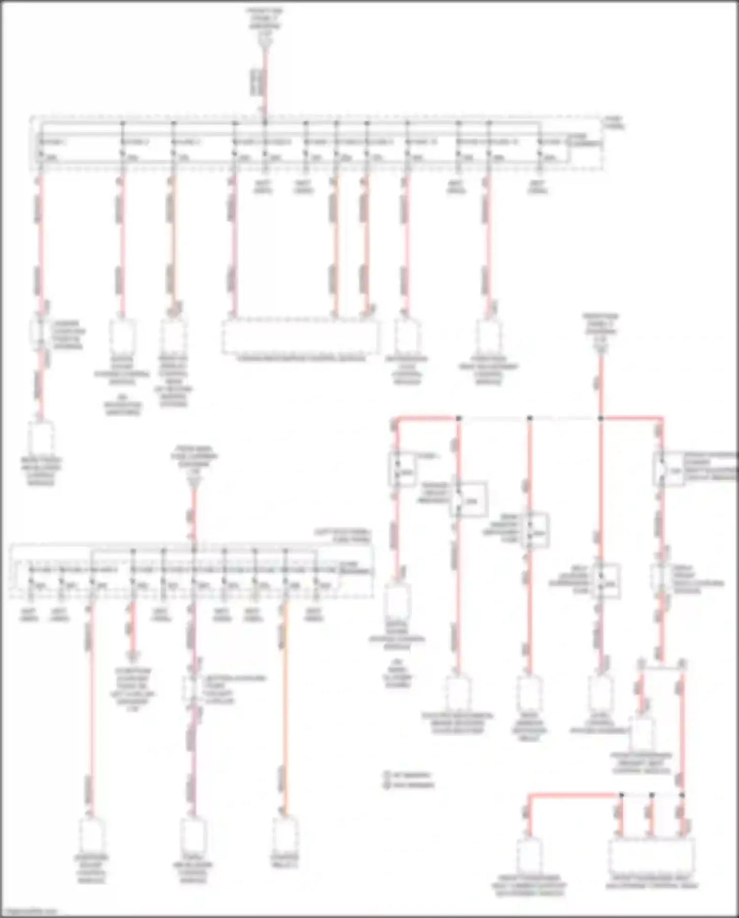 Wiring diagram right front seat coupling station for Audi Q7 4M (2015-2020) (8 of 12)