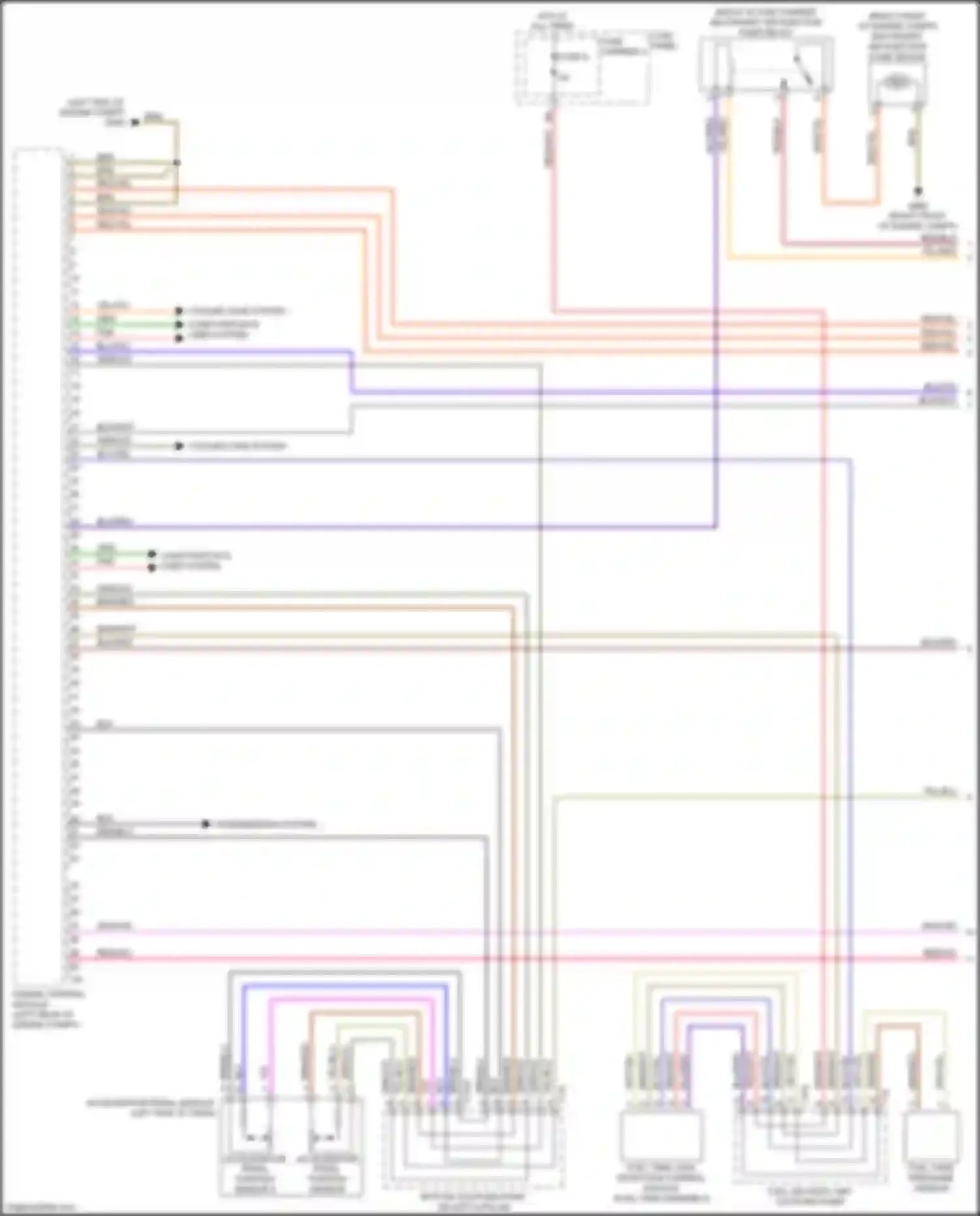 Wiring diagram secondary air injection pump motor for Audi Q7 4M (2015-2020) (2 of 2)