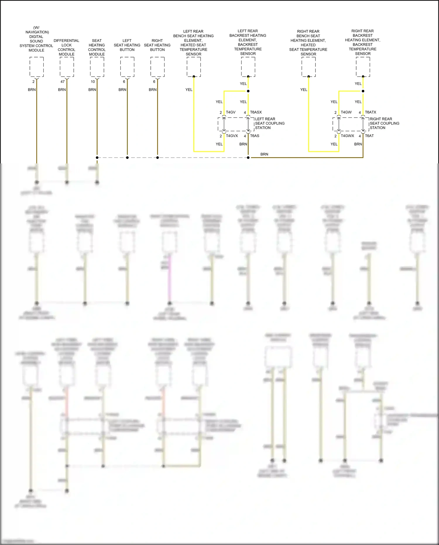Audi Q7 4M (2015-2020) sway stabilization control module 2 wiring diagram  (4 of 5)