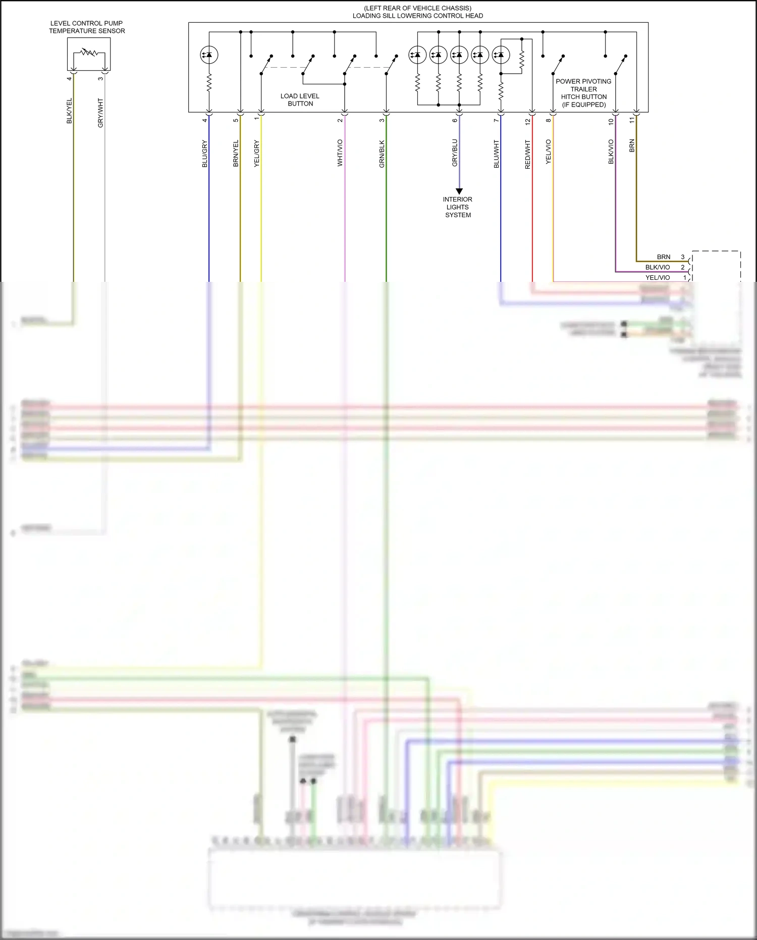 Audi Q7 4M (2015-2020) towing recognition control module wiring diagram  (4 of 10)