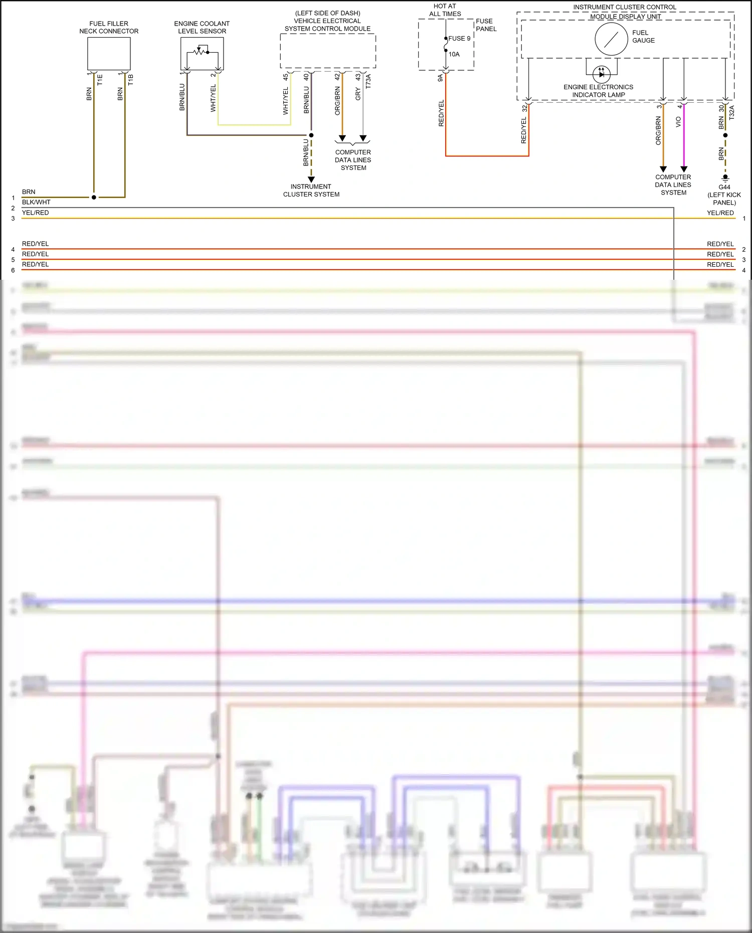 Audi Q7 4M (2015-2020) vehicle electrical system control module wiring diagram  (34 of 35)