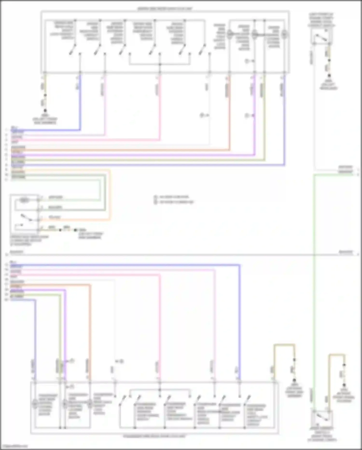Q8 Sportback e-tron Audi I (2022-2024): Forced entry circuit (3 of 4)