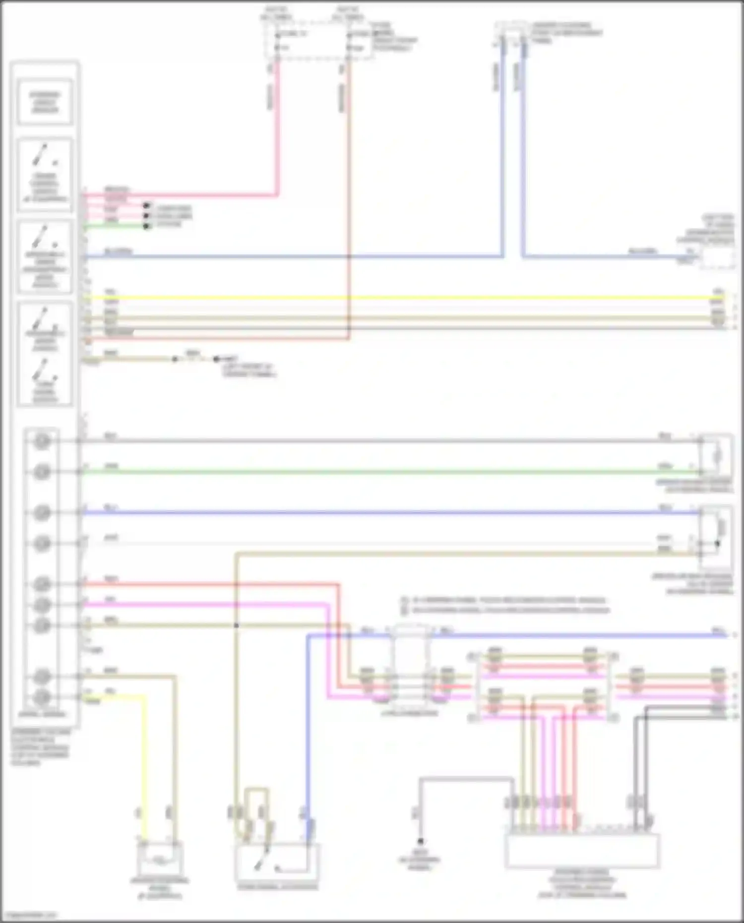 Q8 Sportback e-tron Audi I (2022-2024): Steering column electronic systems control module circuit (1 of 2)