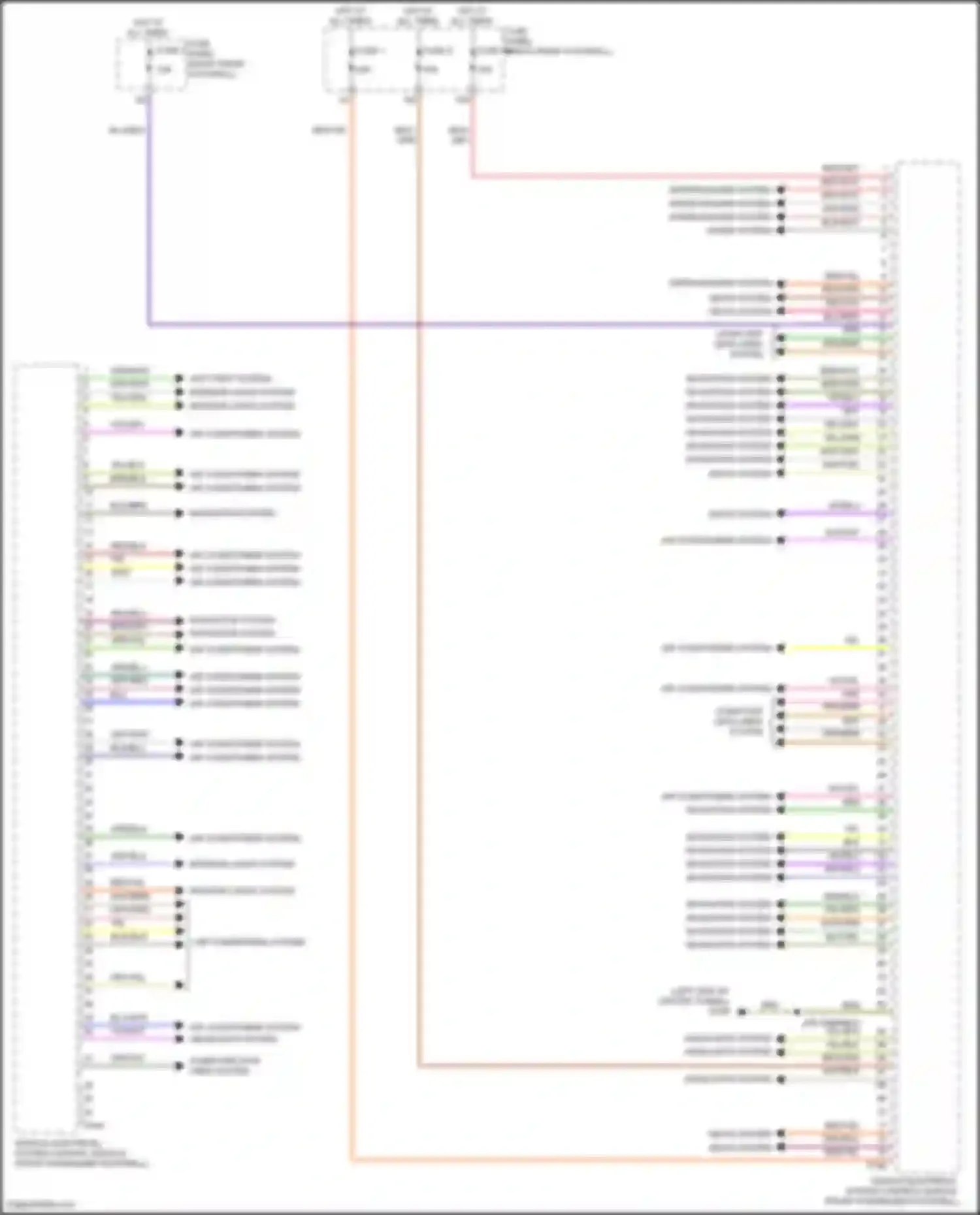 Q8 Sportback e-tron Audi I (2022-2024): Vehicle electrical system control module circuit (1 of 2)