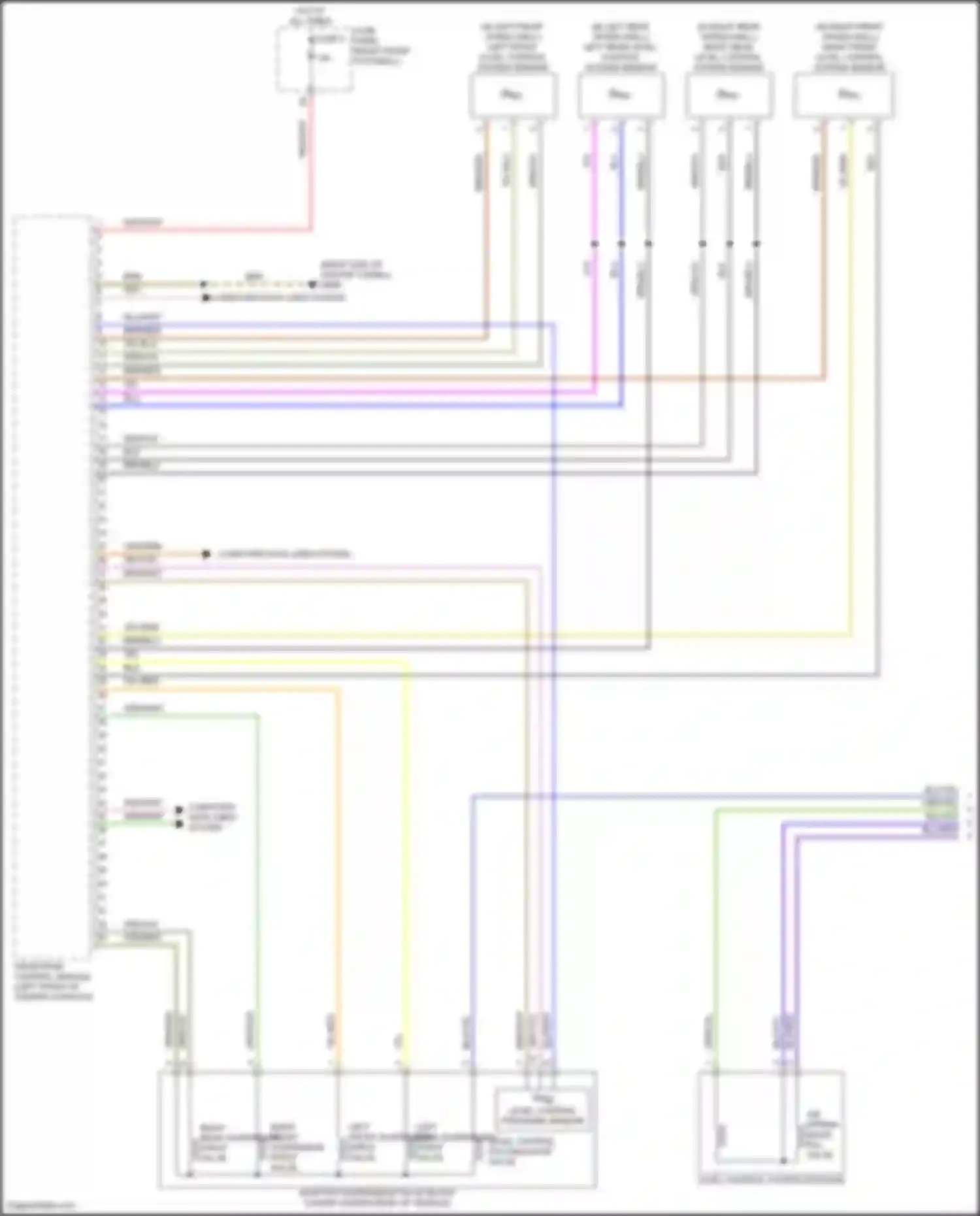 Q8 Sportback e-tron Audi I (2022-2024): Electronic suspension circuit (1 of 2)