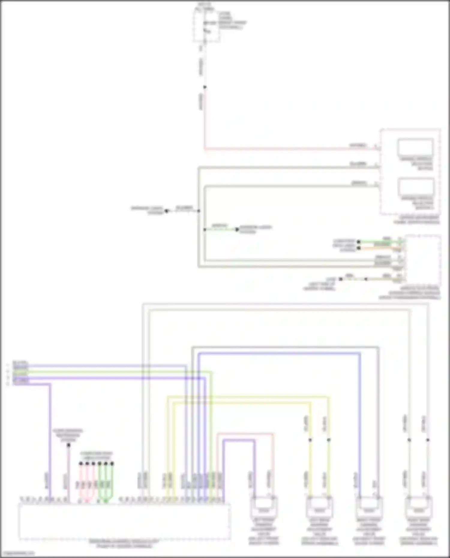 Q8 Sportback e-tron Audi I (2022-2024): Electronic suspension circuit (2 of 2)