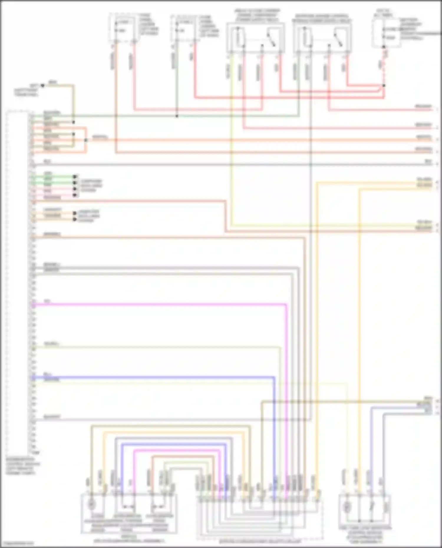 Q8 Sportback e-tron Audi I (2022-2024): Wiring diagram engine performance 3.0l turbo hybrid (1 of 10)