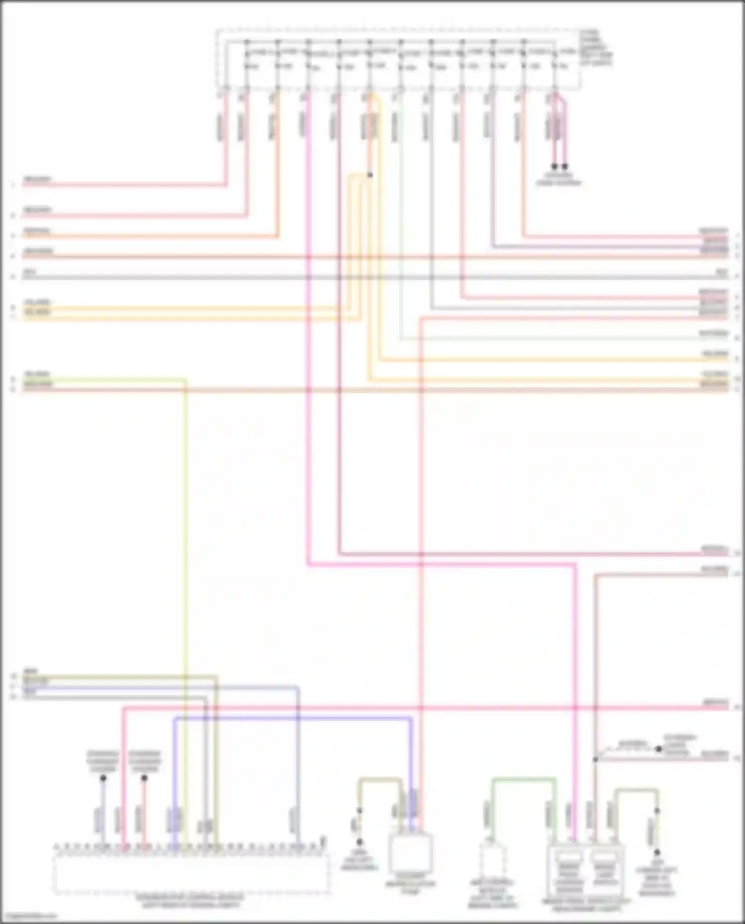 Q8 Sportback e-tron Audi I (2022-2024): Wiring diagram engine performance 3.0l turbo hybrid (2 of 10)