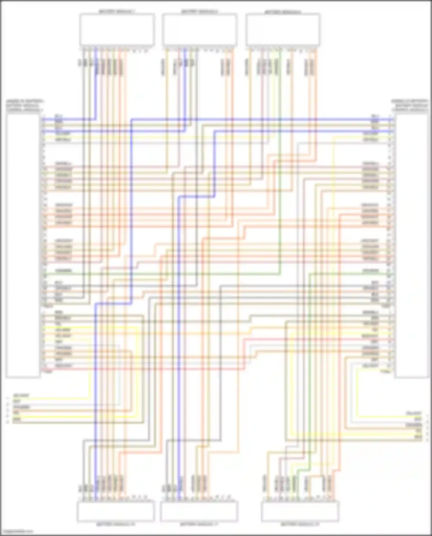 Q8 Sportback e-tron Audi I (2022-2024): Wiring diagram engine performance electric, early production (17 of 21)