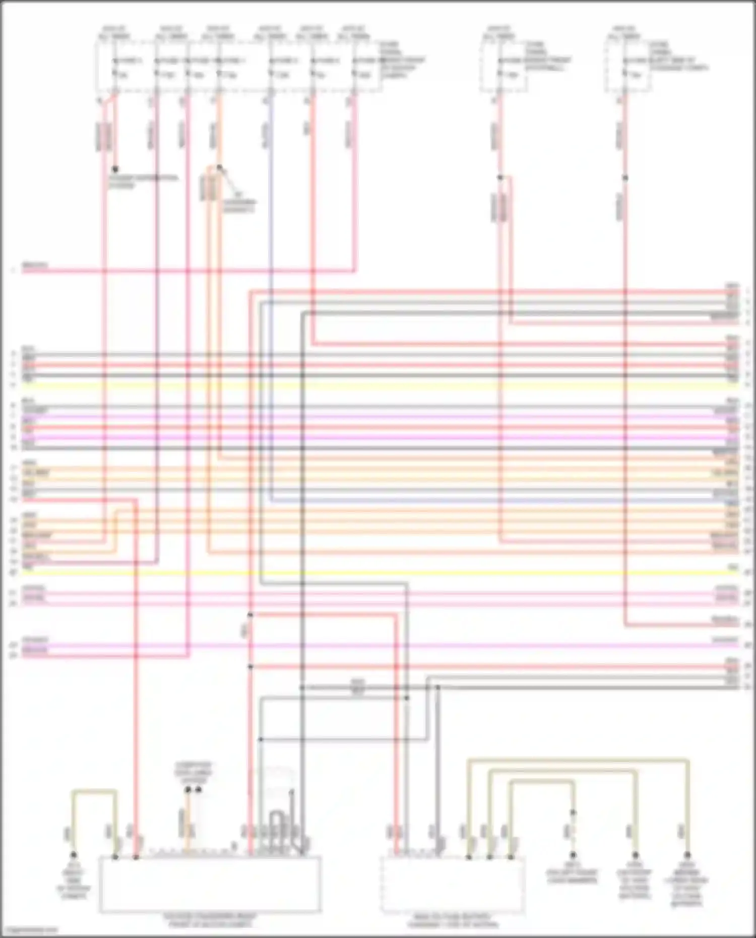 Q8 Sportback e-tron Audi I (2022-2024): Wiring diagram engine performance electric, early production (6 of 21)